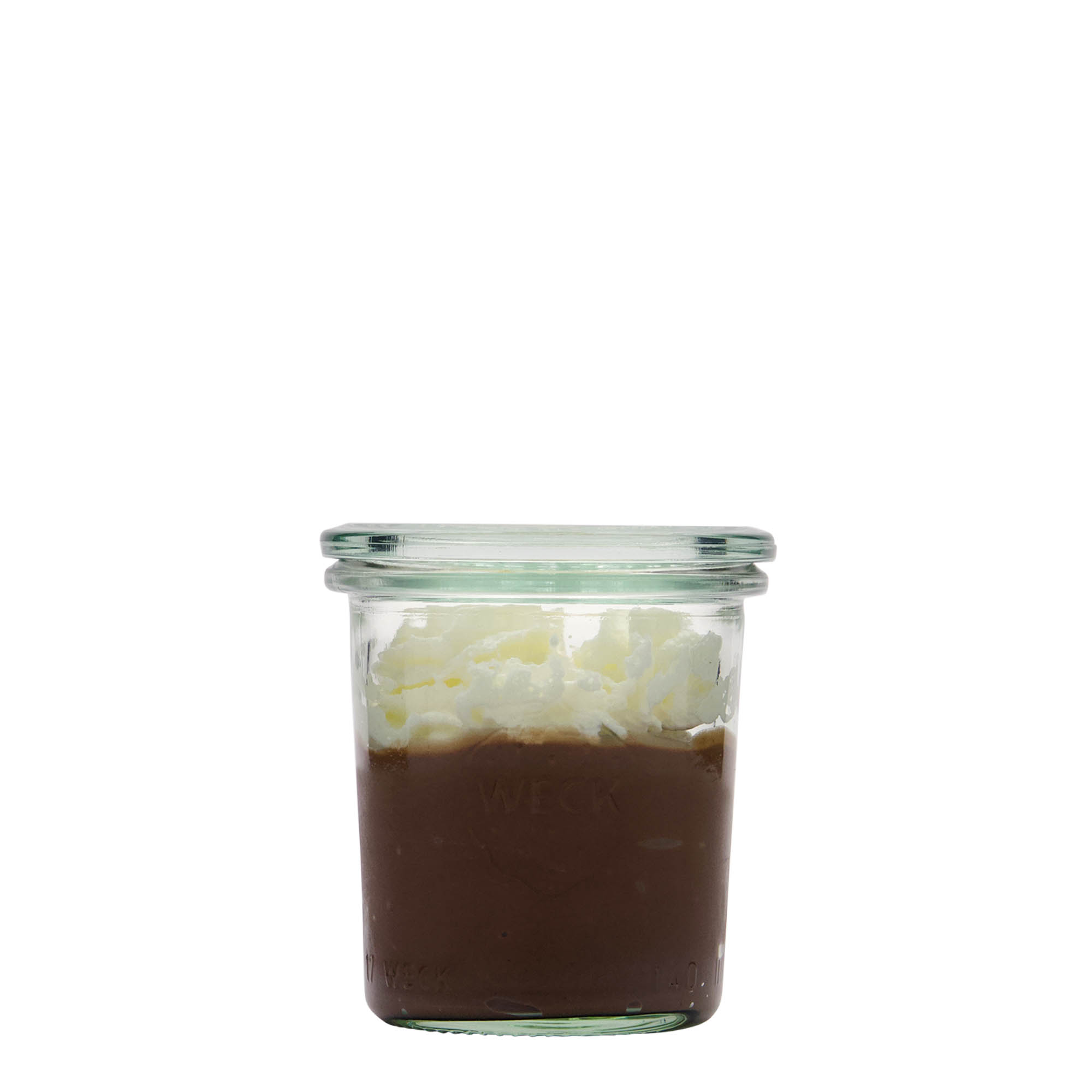 140 ml WECK stiklainis su išsiliejimo kraštu, burnos forma: apvali 140 ml WECK stiklainis su išsiliejimo kraštu, burnos forma: apvali