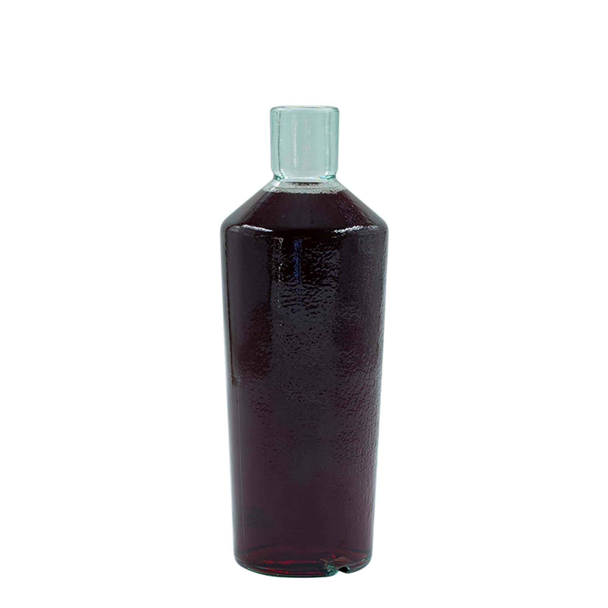 700 ml laukinių rankų darbo stiklinė butelis „Primal“, anga: kamštis