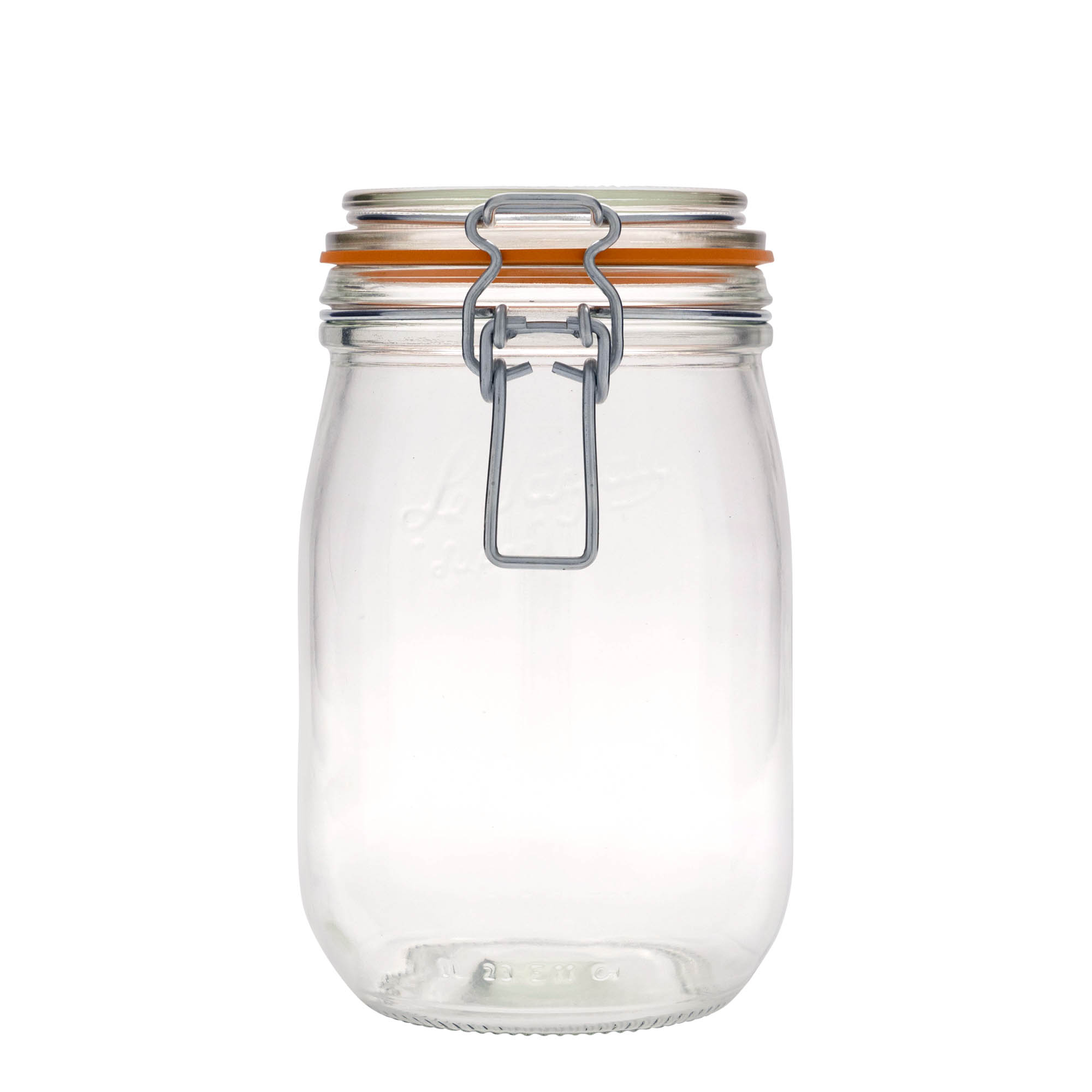 1.000 ml vielos užsegimo stiklainis „Le Parfait Super Bocal“, anga: vielos užsegimas 1.000 ml vielos užsegimo stiklainis „Le Parfait Super Bocal“, anga: vielos užsegimas