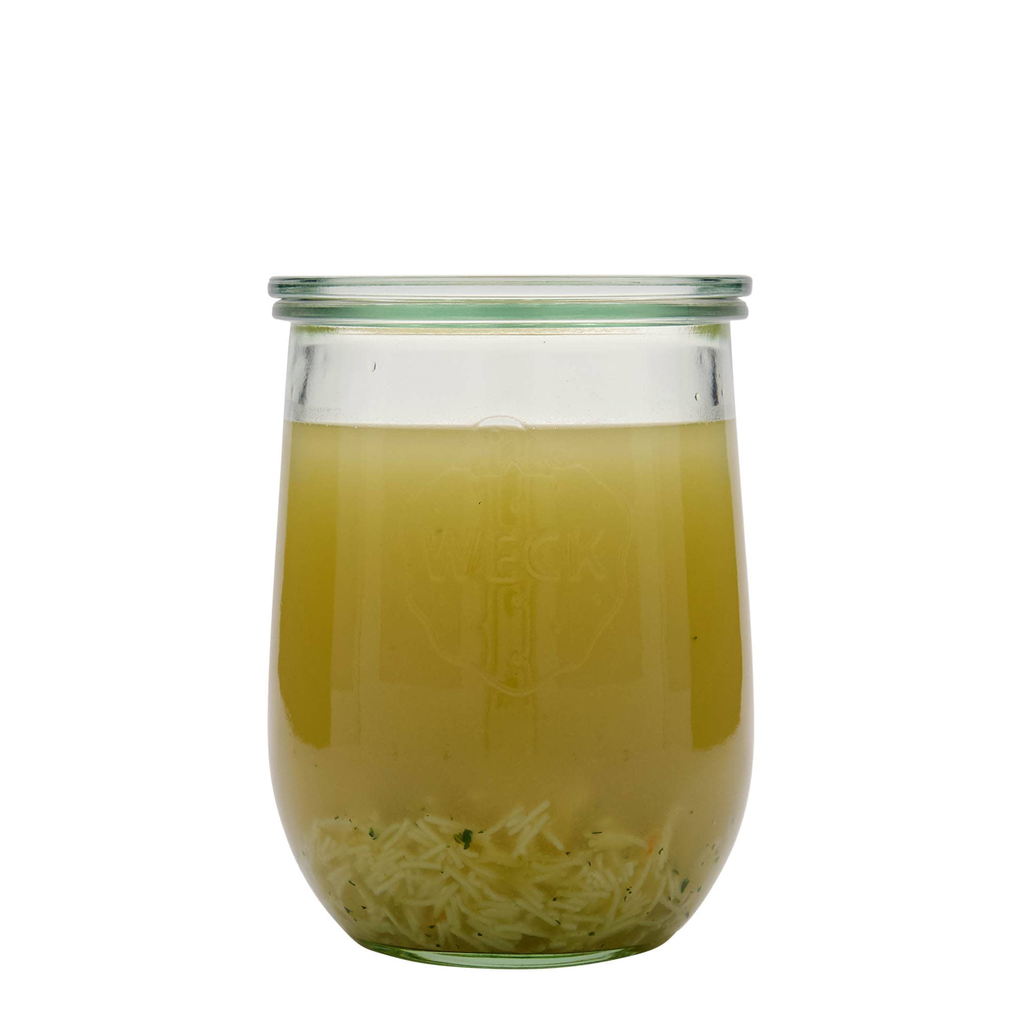 1.050 ml WECK-tulpės stiklainis #, burna: apvali kraštinė