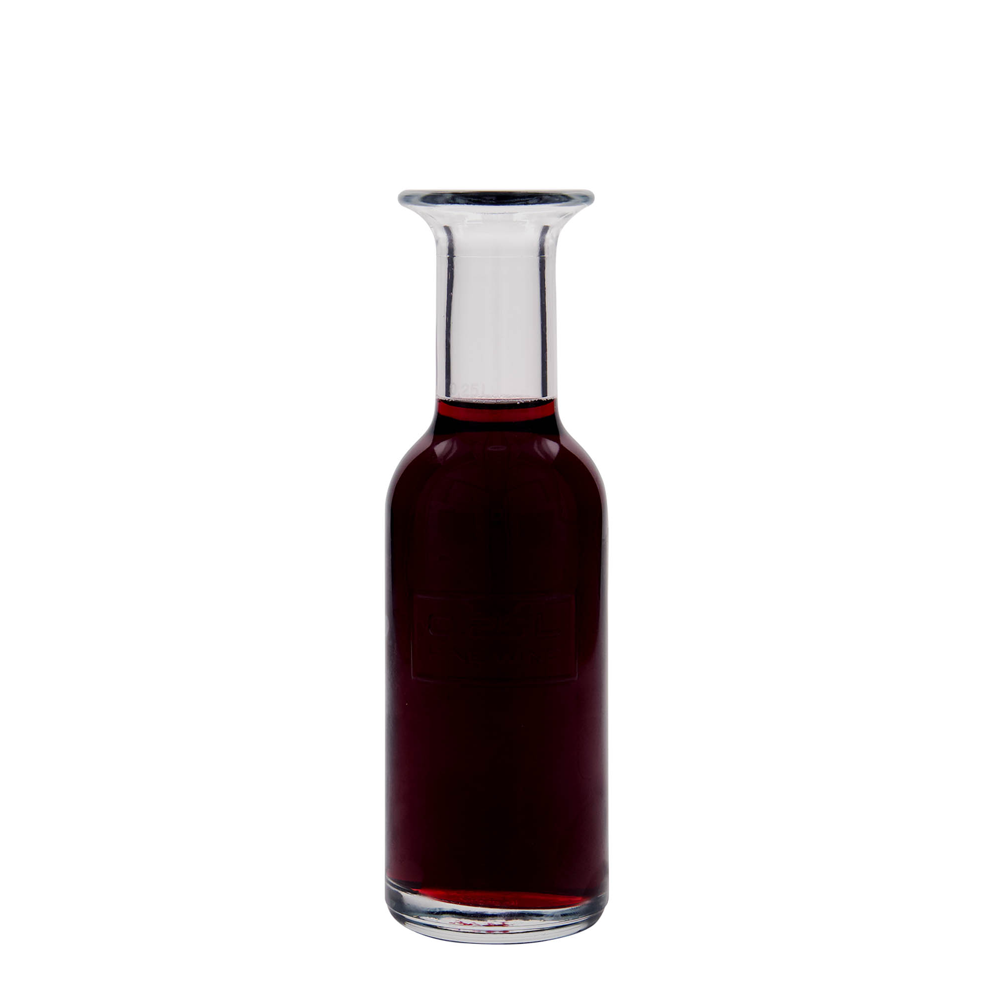 250 ml stiklinis butelis „Optima Fine Wine“, kamštis: kamštis 250 ml stiklinis butelis „Optima Fine Wine“, kamštis: kamštis
