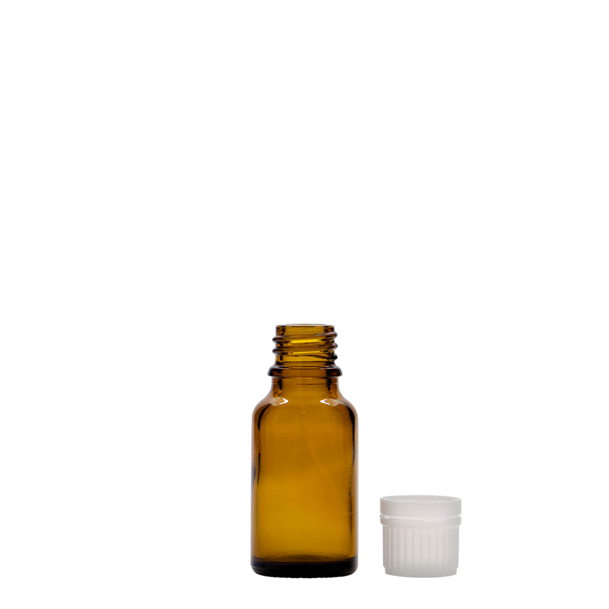 15 ml medicininis buteliukas, stiklas, rudas, anga: DIN 18 15 ml medicininis buteliukas, stiklas, rudas, anga: DIN 18