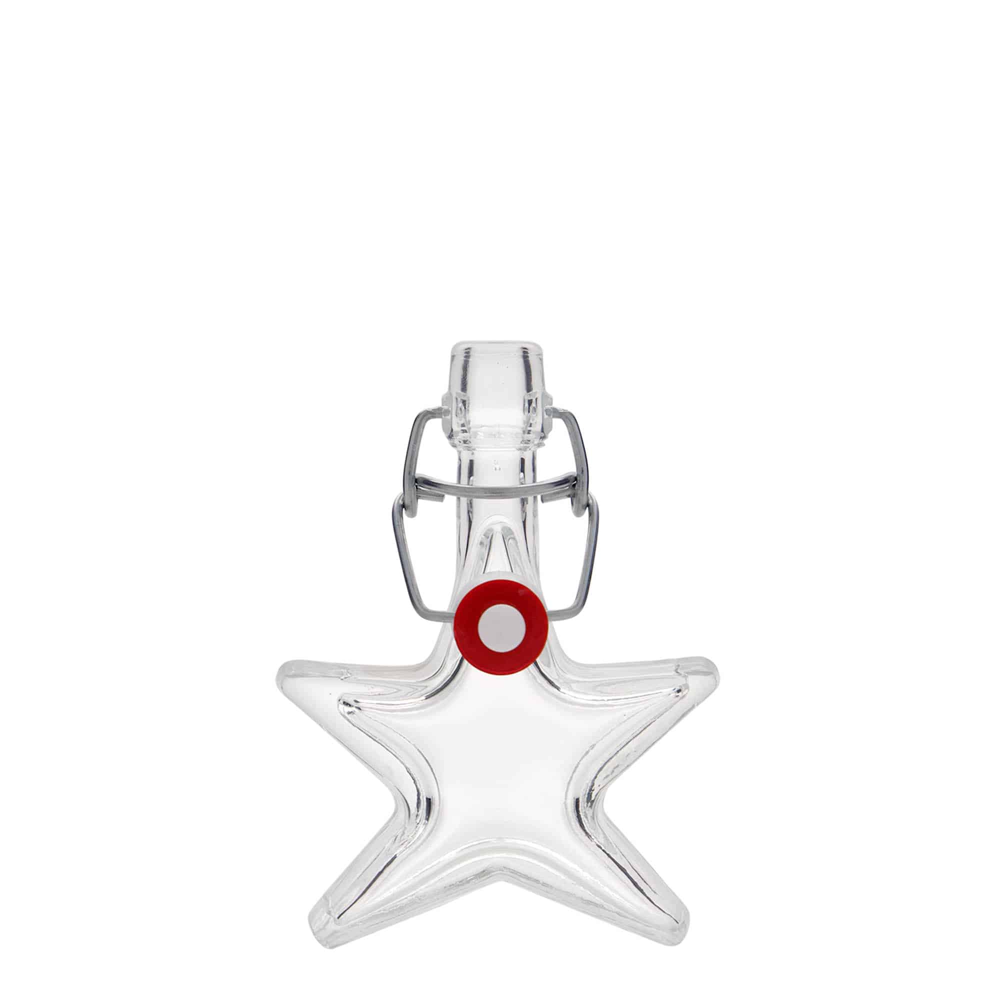 40 ml stiklinis buteliukas „Žvaigždė“, anga: užsegamas užraktas