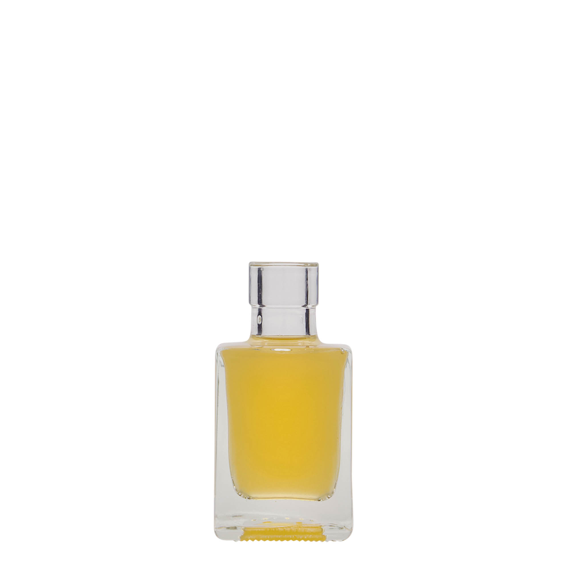 50 ml stiklinis buteliukas „Cube“, kvadratinis, anga: kamštis 50 ml stiklinis buteliukas „Cube“, kvadratinis, anga: kamštis