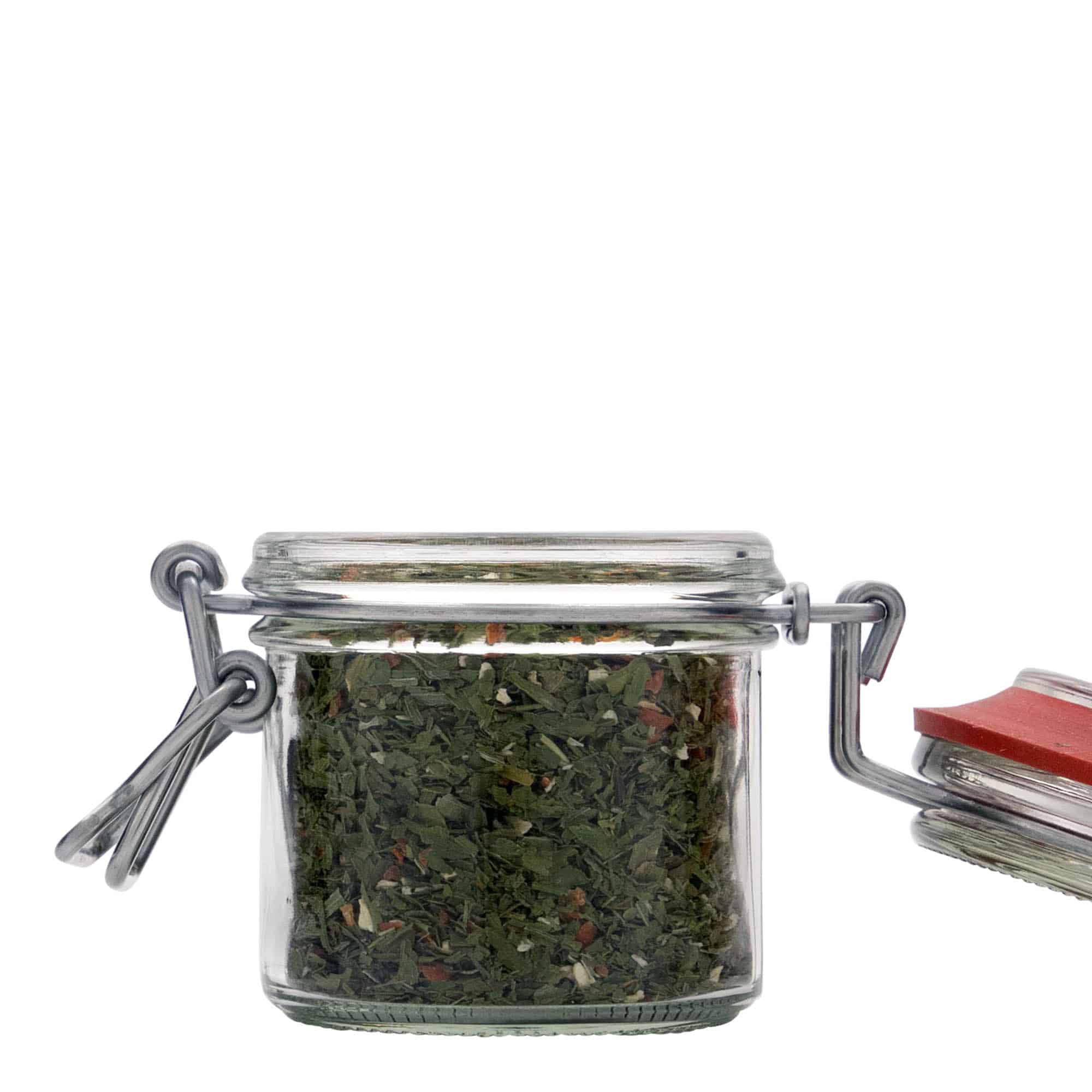 125 ml vielos užsegimo stiklainis, anga: vielos užsegimas