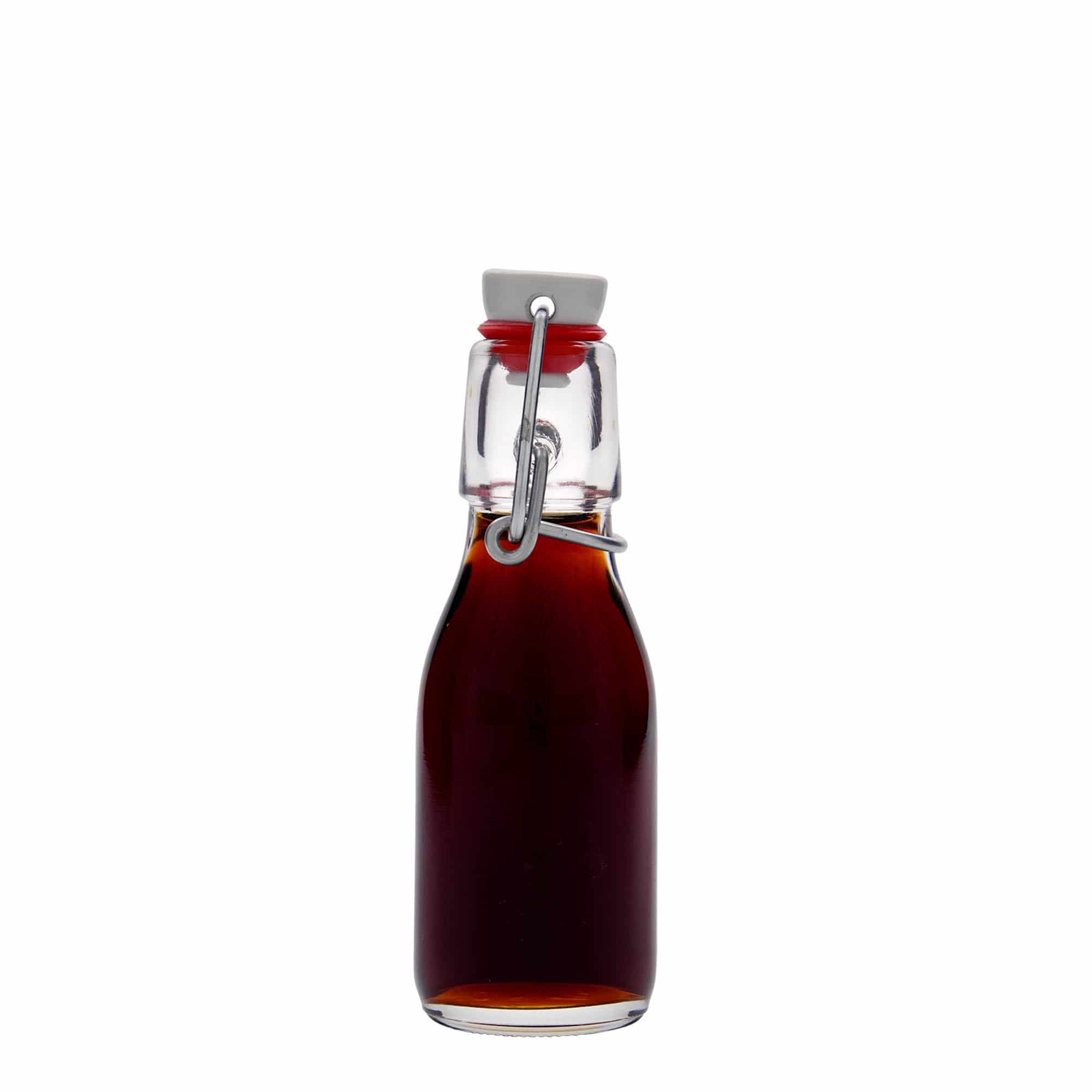 100 ml stiklinis buteliukas „Paul“, anga: spaustukas su uždarymu