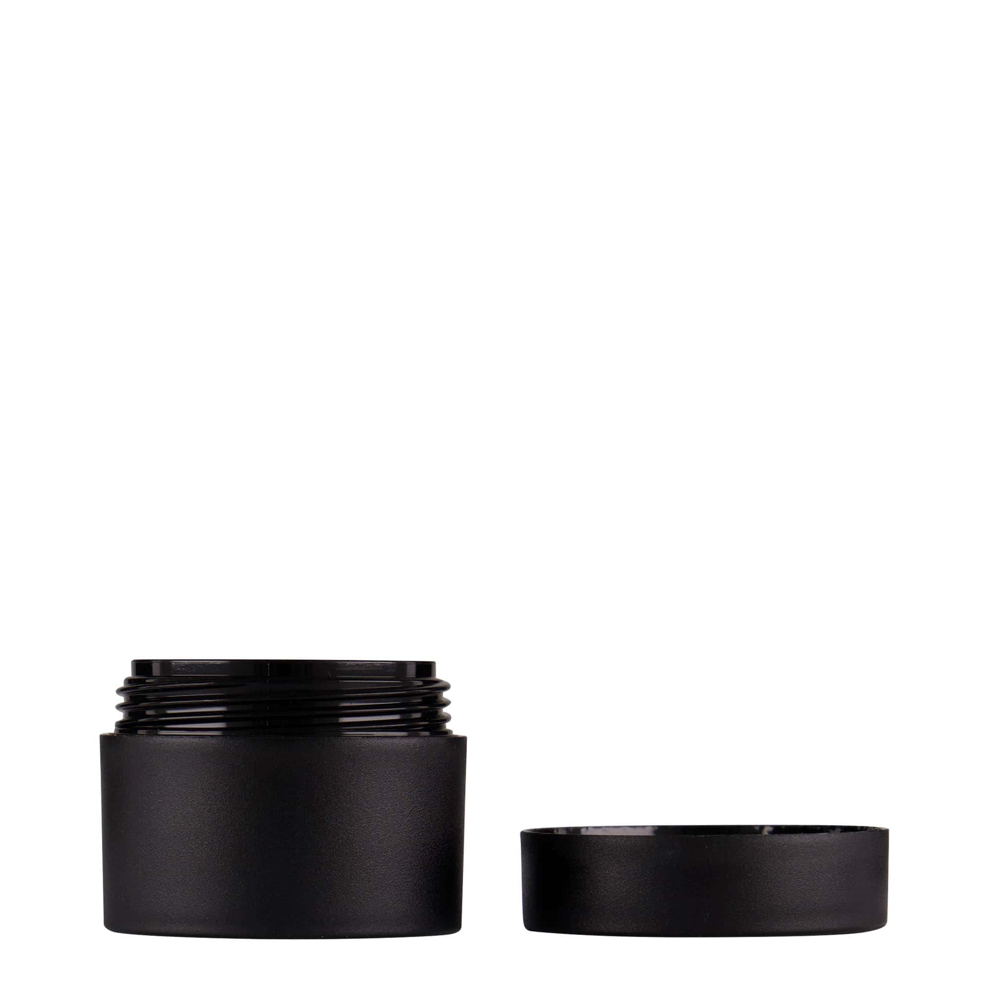 15 ml plastikinis indelis „Antonella“, PP, juodas, anga: sraigtinis uždarymas