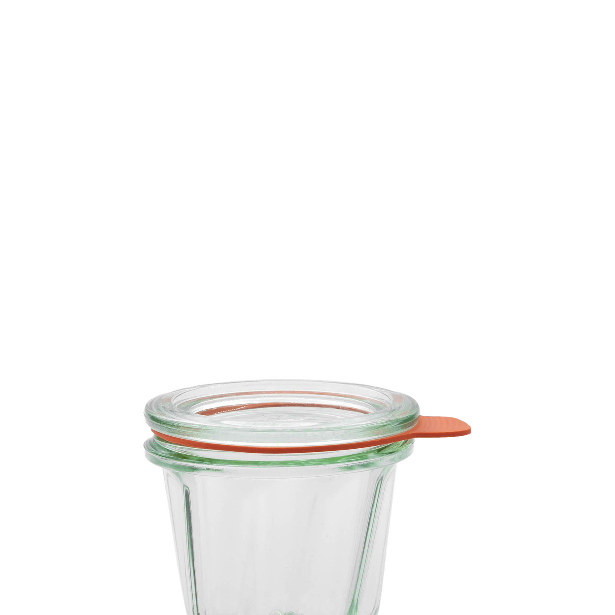 WECK konservavimo žiedas RR60 #, raudonas, anga: apvali briauna