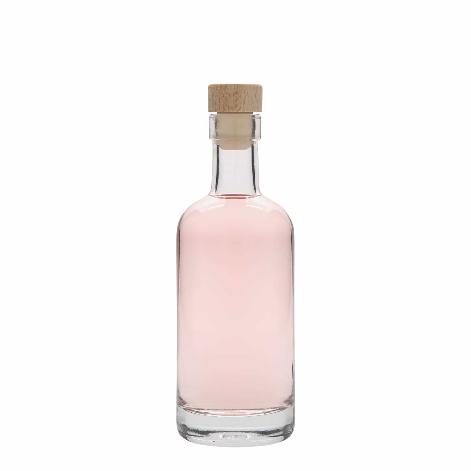 250 ml stiklinis butelis „Linea Uno“, kamštis