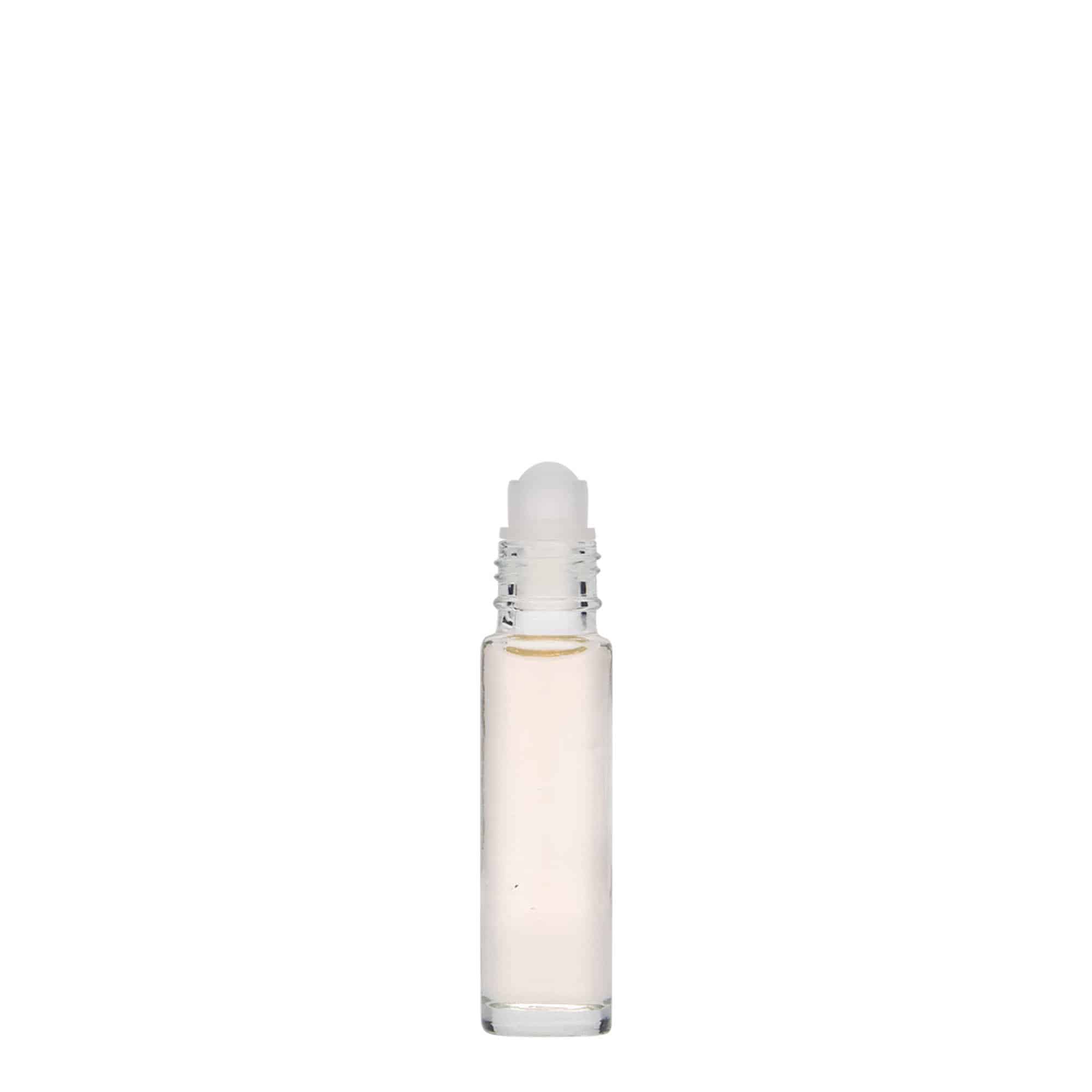 10 ml roll-on buteliukas, stiklas, anga: sraigtinis uždarymas