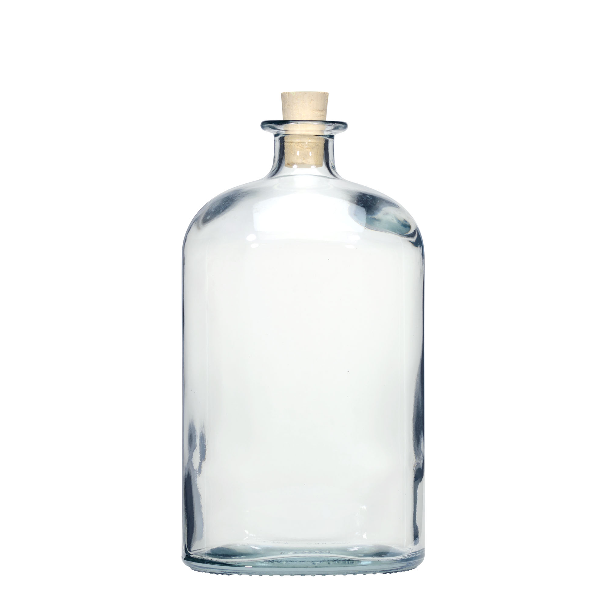 1.000 ml stiklinis butelis „Dundee“, ovalus, anga: kamštis 1.000 ml stiklinis butelis „Dundee“, ovalus, anga: kamštis