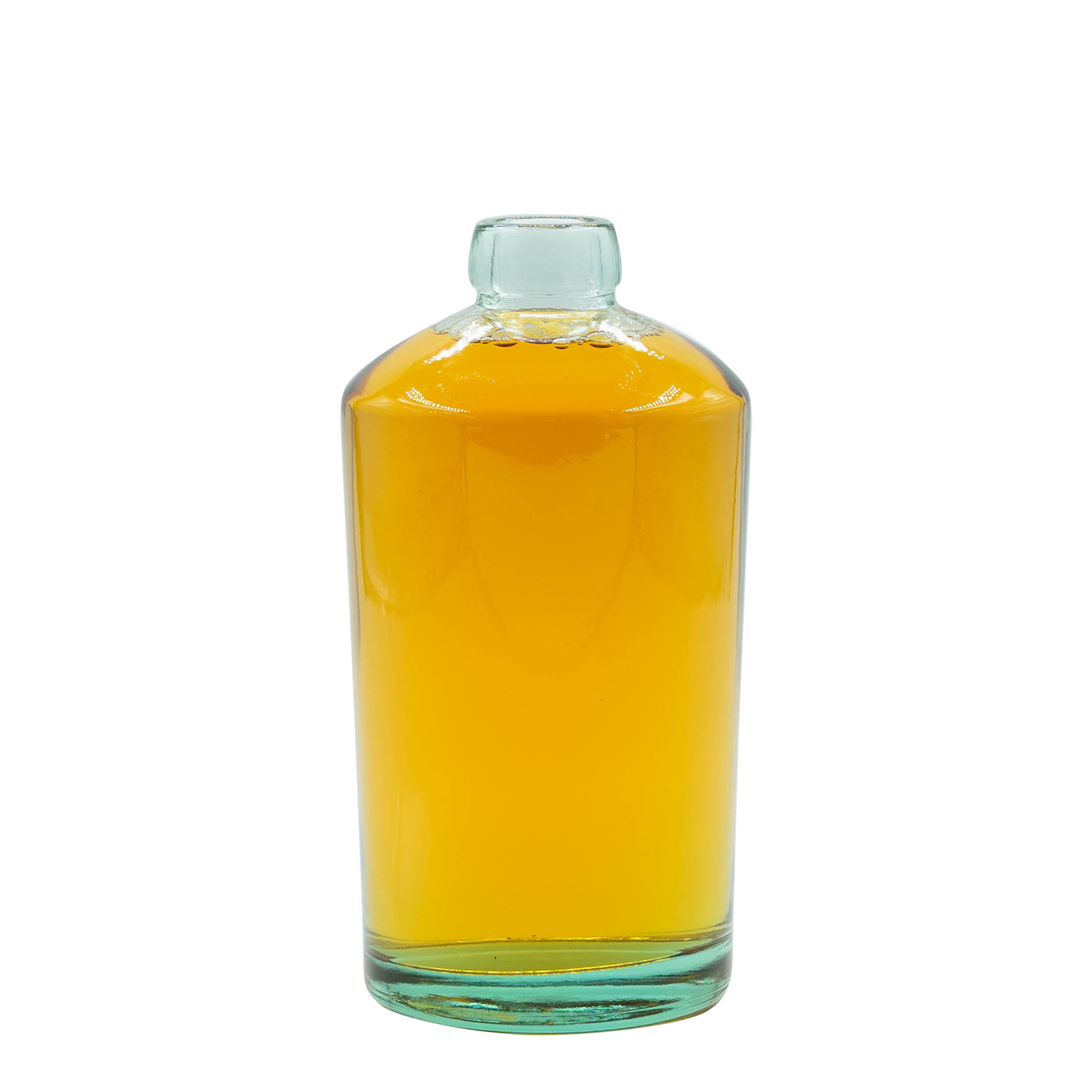 700 ml stiklinis butelis „Barrel“, anga: kamštis
