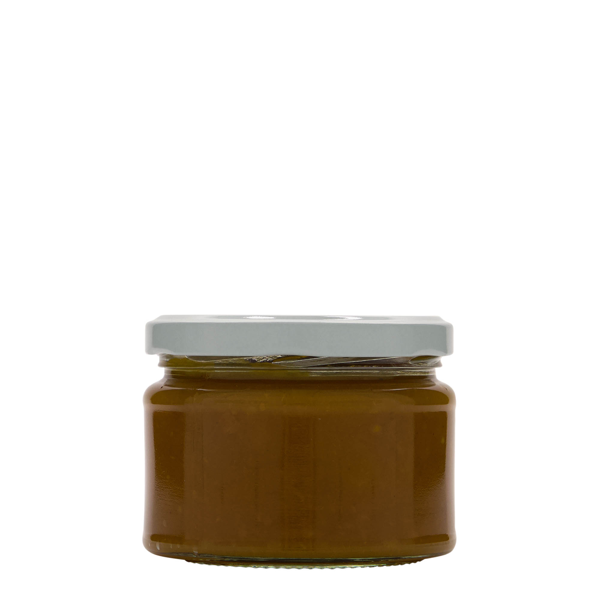 280 ml plokščias apvalus stiklas, anga: Twist-Off (TO 82)