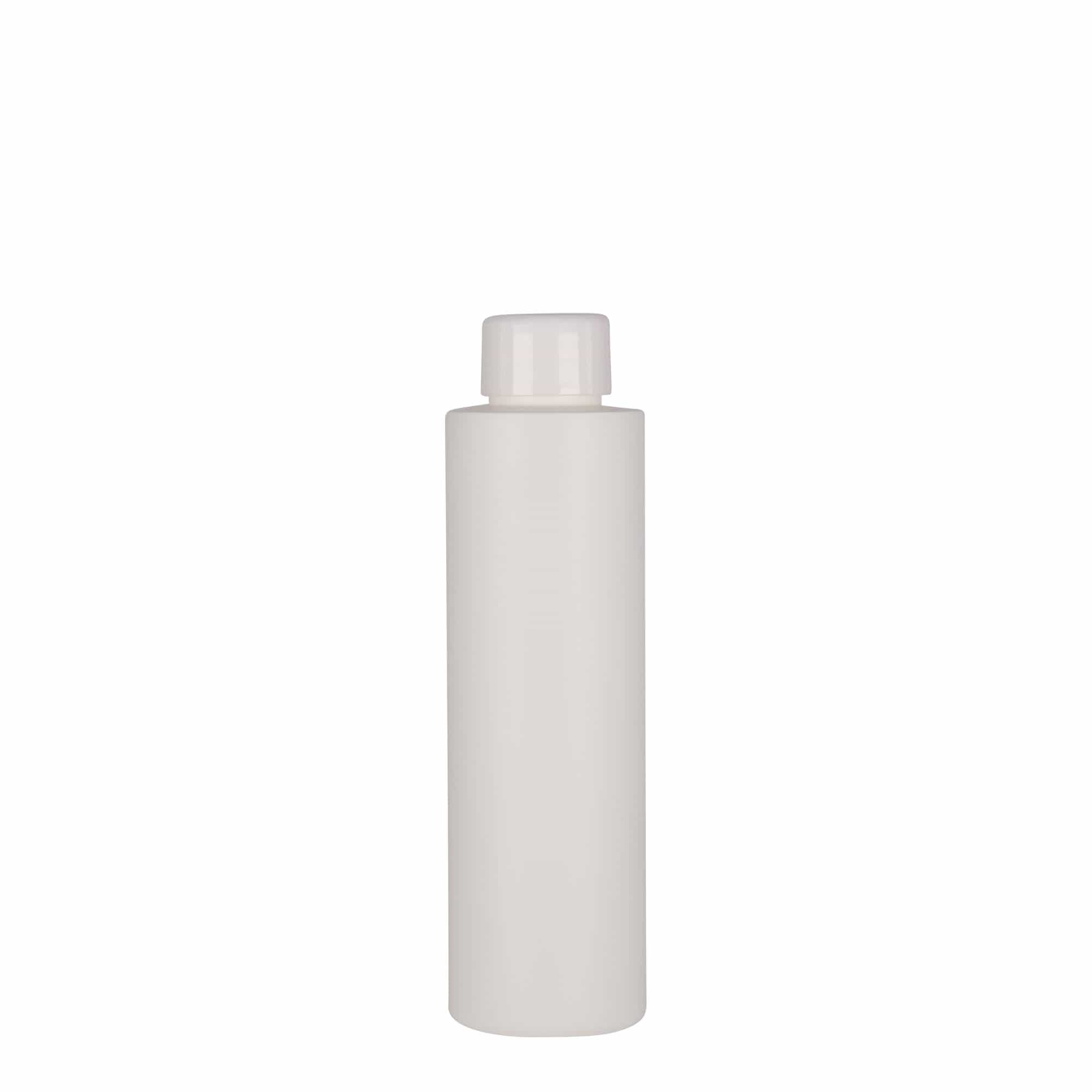150 ml plastikinis buteliukas „Pipe“, HDPE, baltas, kaklelis: 24/410