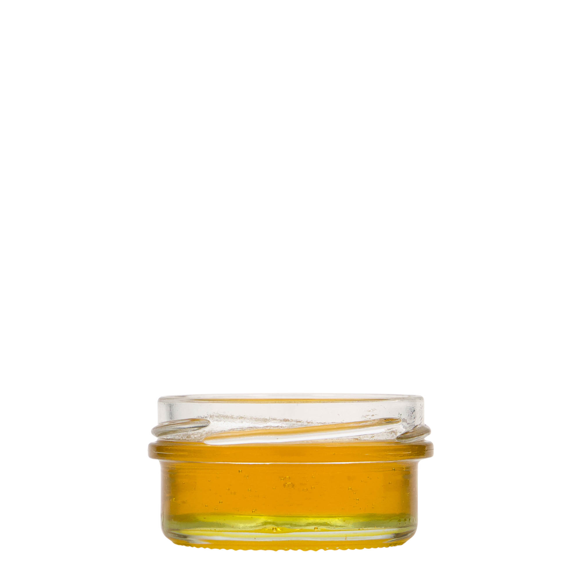 65 ml plokščias stiklainis, anga: Twist-Off (TO 66)