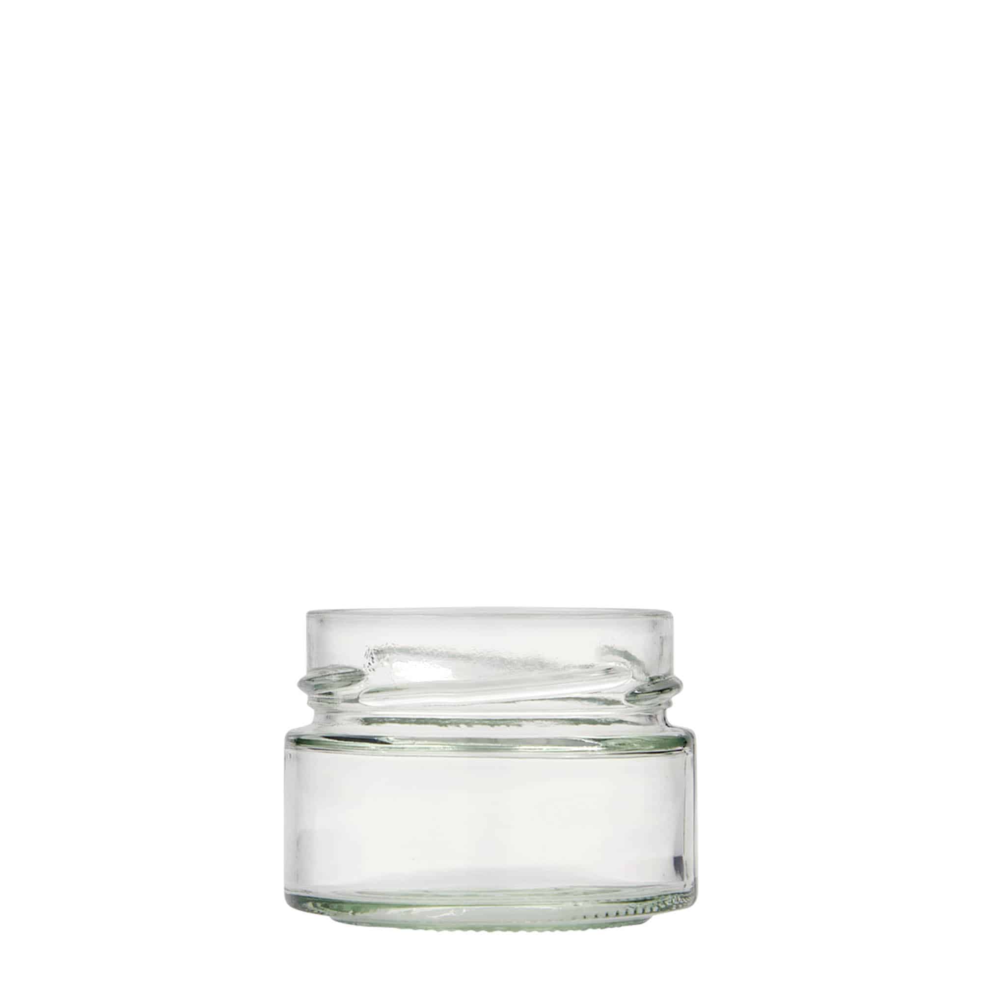130 ml apvalus stiklas „Aurora“, anga: Deep-Twist-Off (DTO 66)