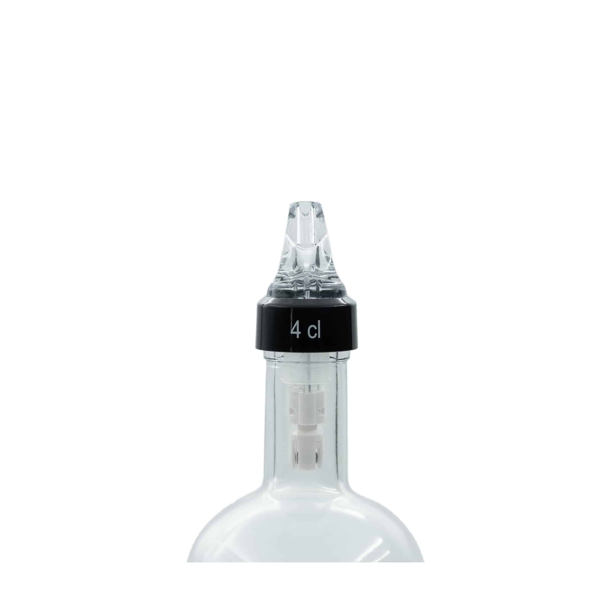 Dozatorius „Auto Pour“ 4 cl, PE plastikas, skaidrus