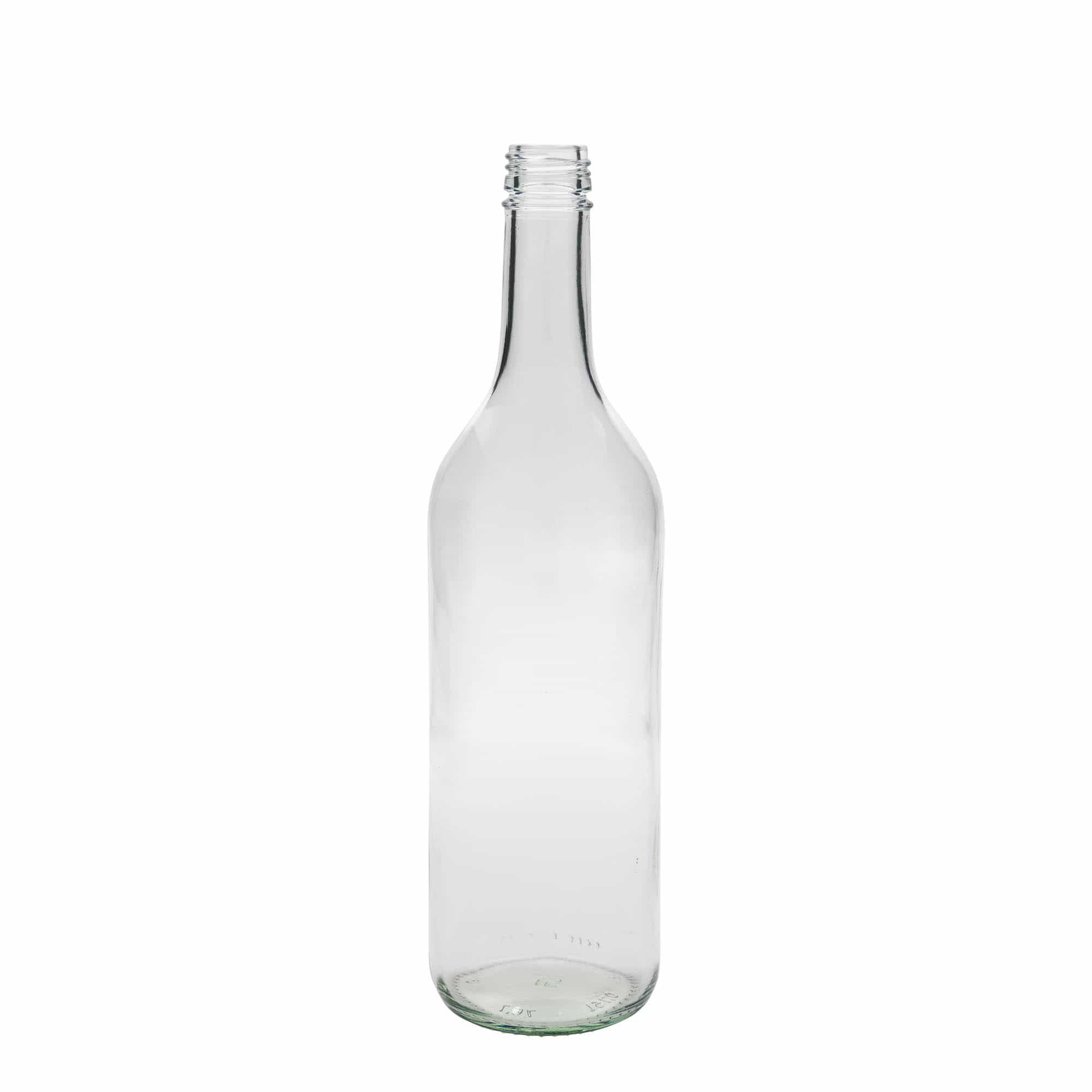 750 ml stiklinis butelis „Bordo“, anga: PP 28 750 ml stiklinis butelis „Bordo“, anga: PP 28