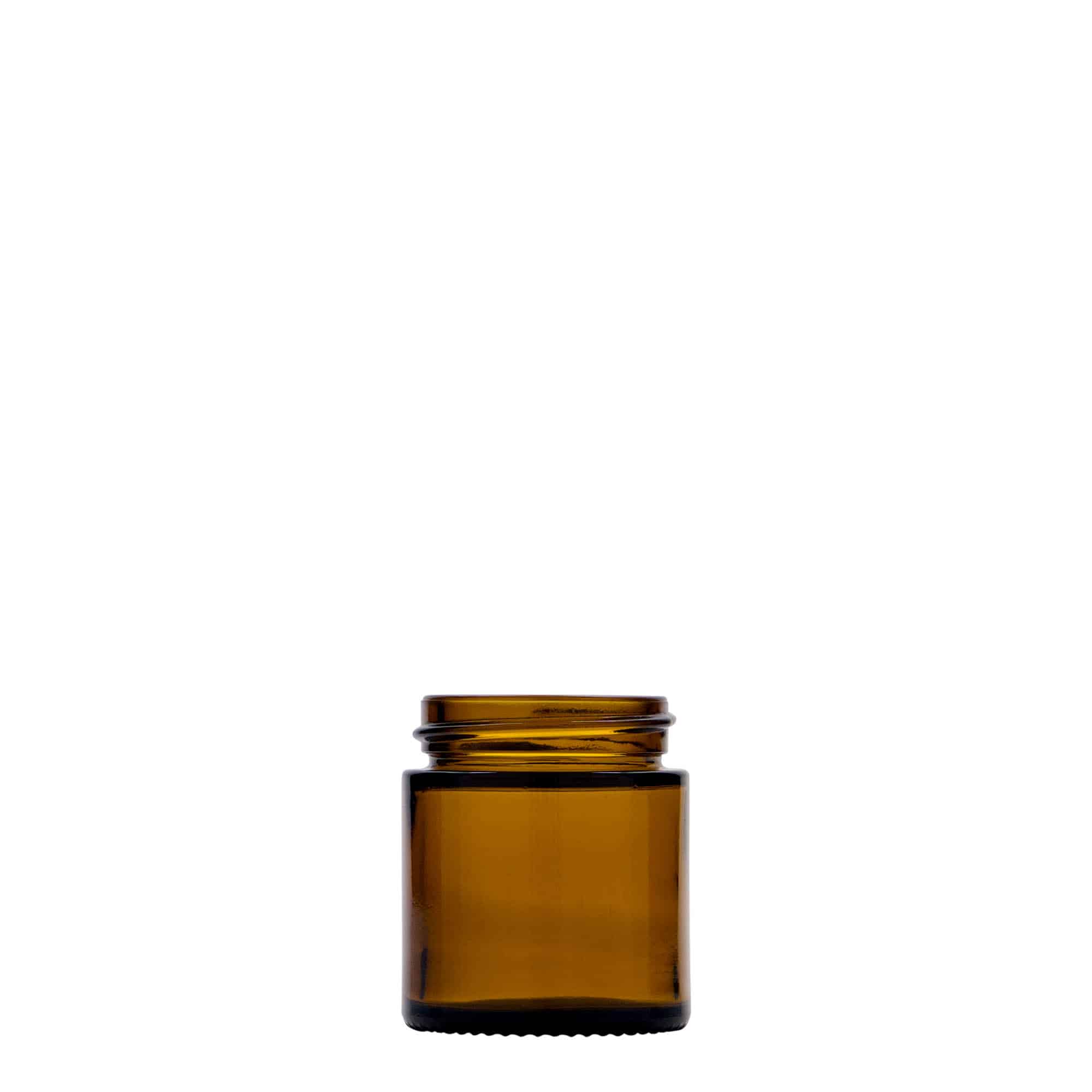 30 ml indelis „Brown Line“, stiklas, rudas, anga: sraigtinis uždarymas