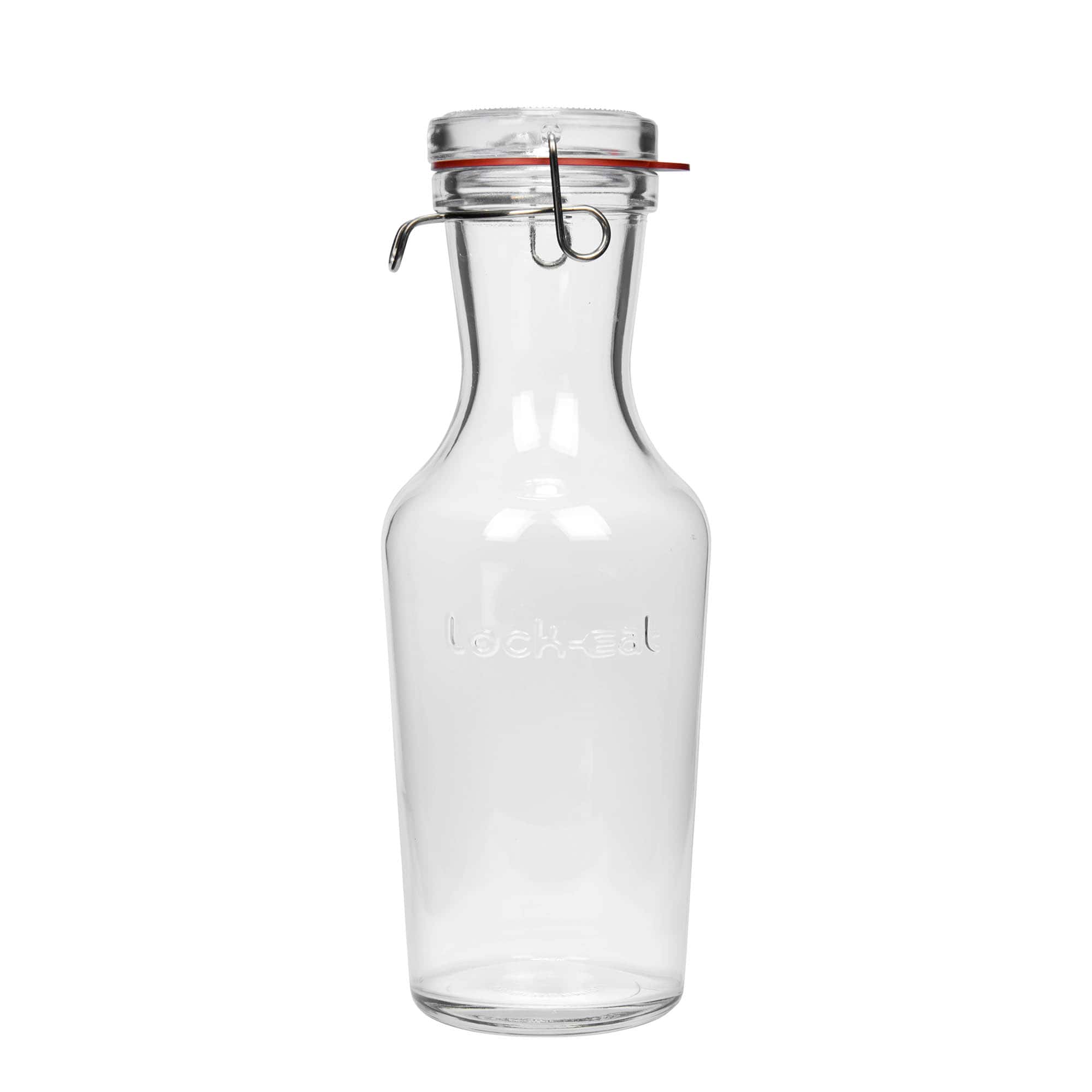 1.000 ml stiklinė karafa „Lock-Eat“, anga: vielinio lankelio uždarymas