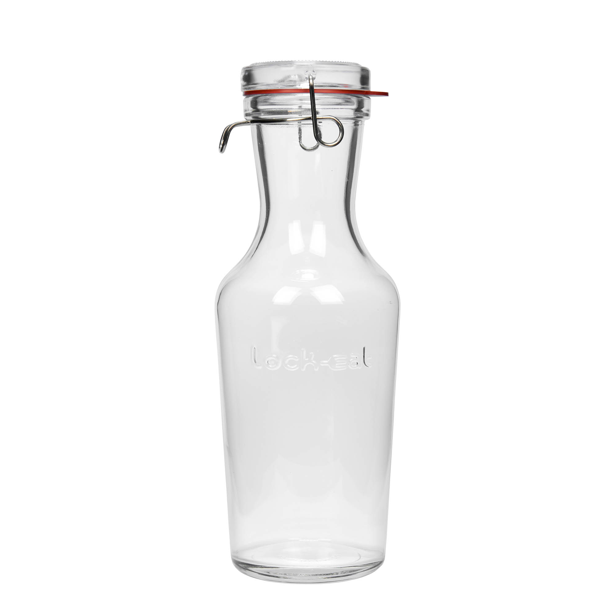 1.000 ml stiklinė karafa „Lock-Eat“, anga: vielinio lankelio uždarymas 1.000 ml stiklinė karafa „Lock-Eat“, anga: vielinio lankelio uždarymas