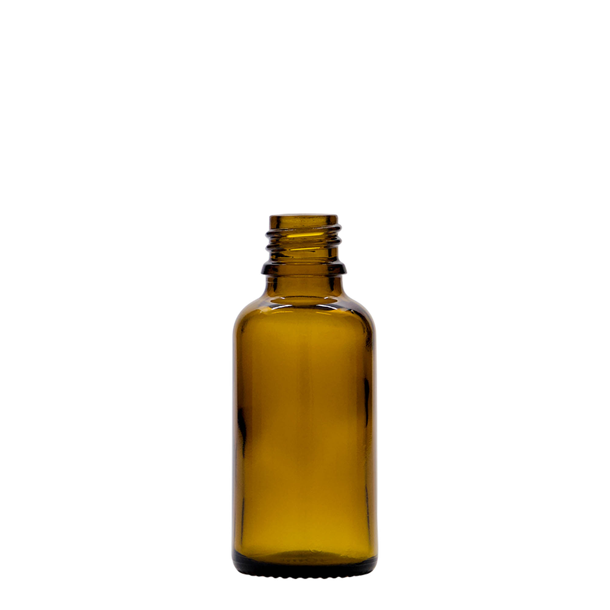30 ml lašintuvo buteliukas, medicininis, stiklinis, rudas, burna: DIN 18 30 ml lašintuvo buteliukas, medicininis, stiklinis, rudas, burna: DIN 18