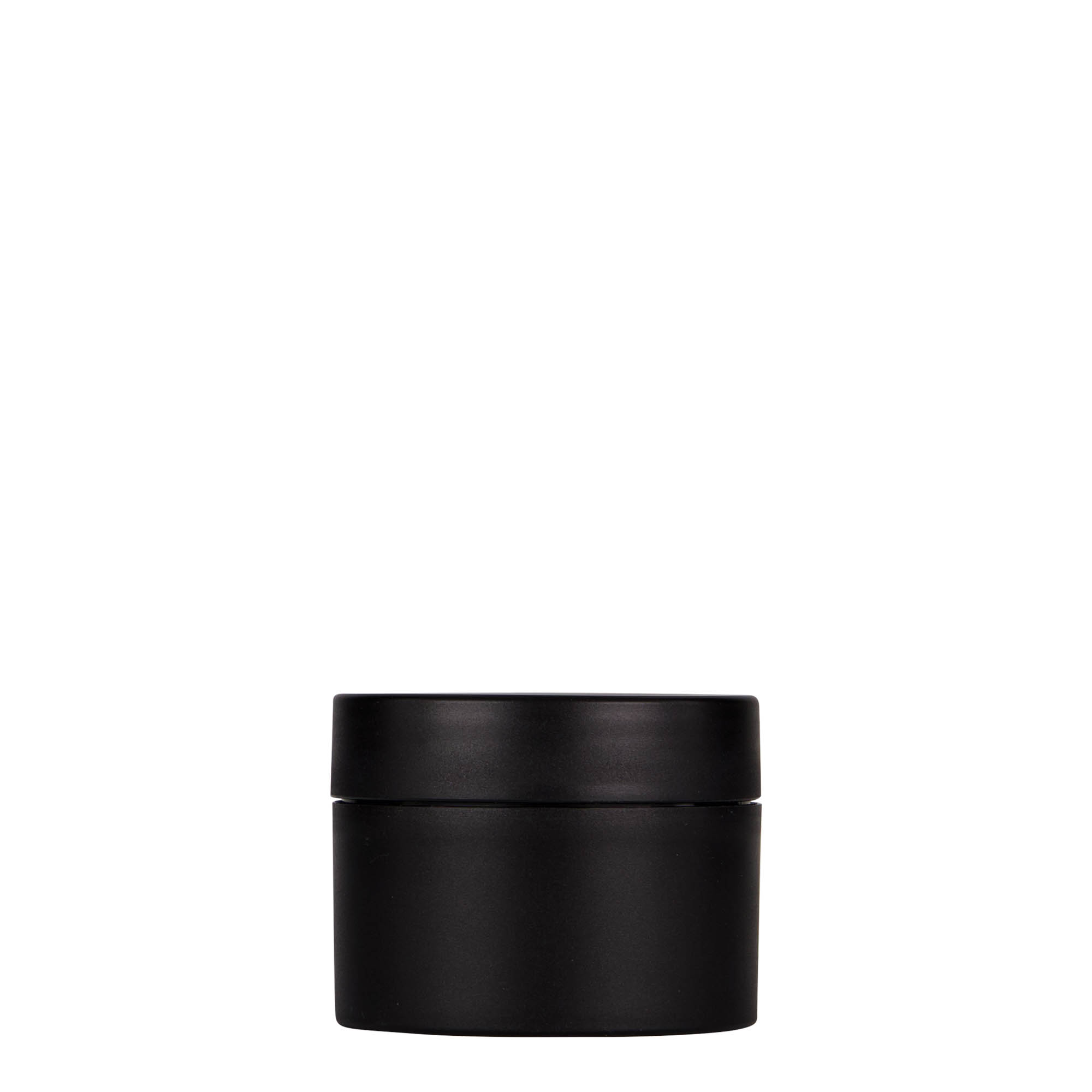 50 ml plastikinis indelis „Antonella“, PP, juodas, anga: sraigtinis uždarymas 50 ml plastikinis indelis „Antonella“, PP, juodas, anga: sraigtinis uždarymas