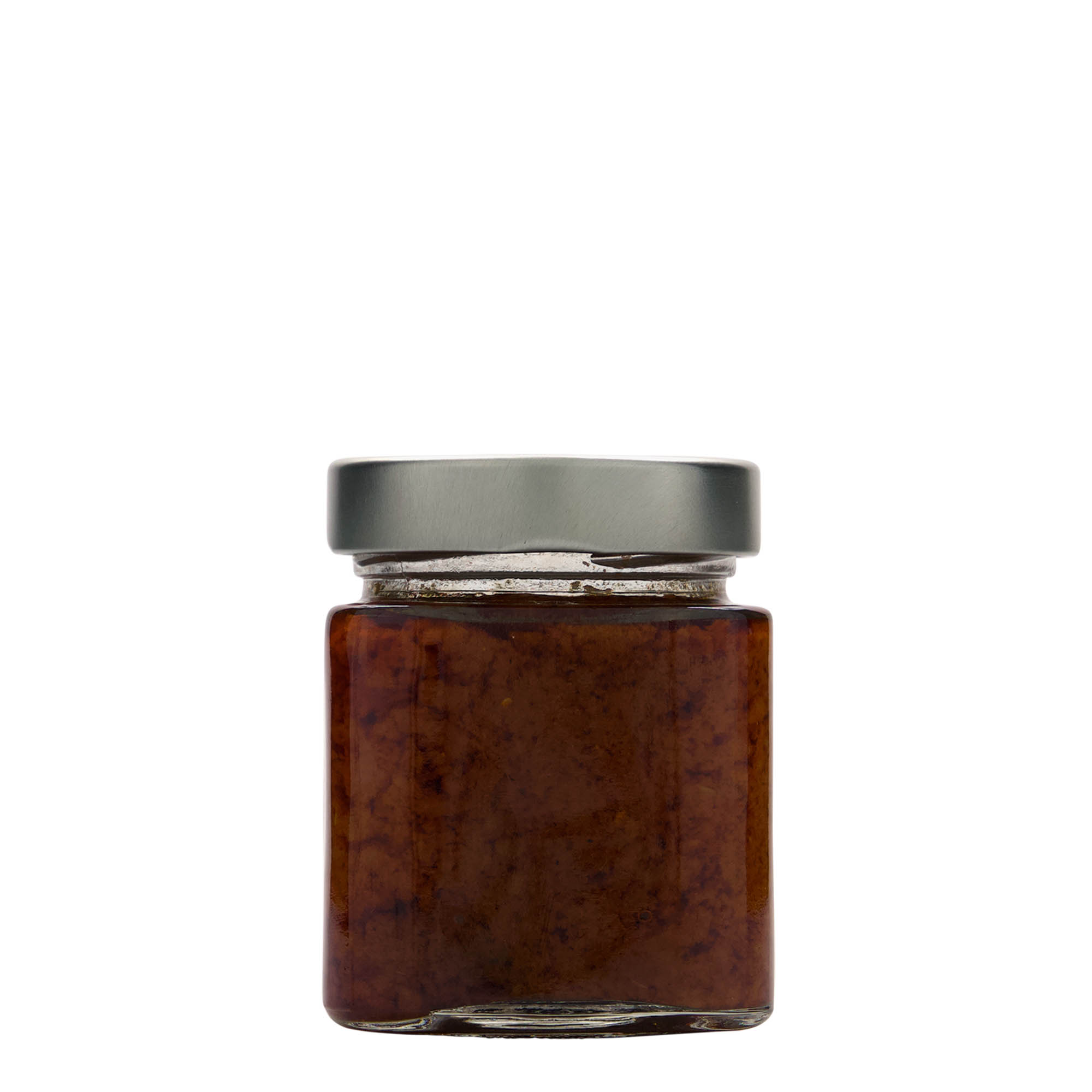 212 ml keturkampis stiklainis „Ikarus“, anga: gilus sukamas dangtelis (DTO 63)