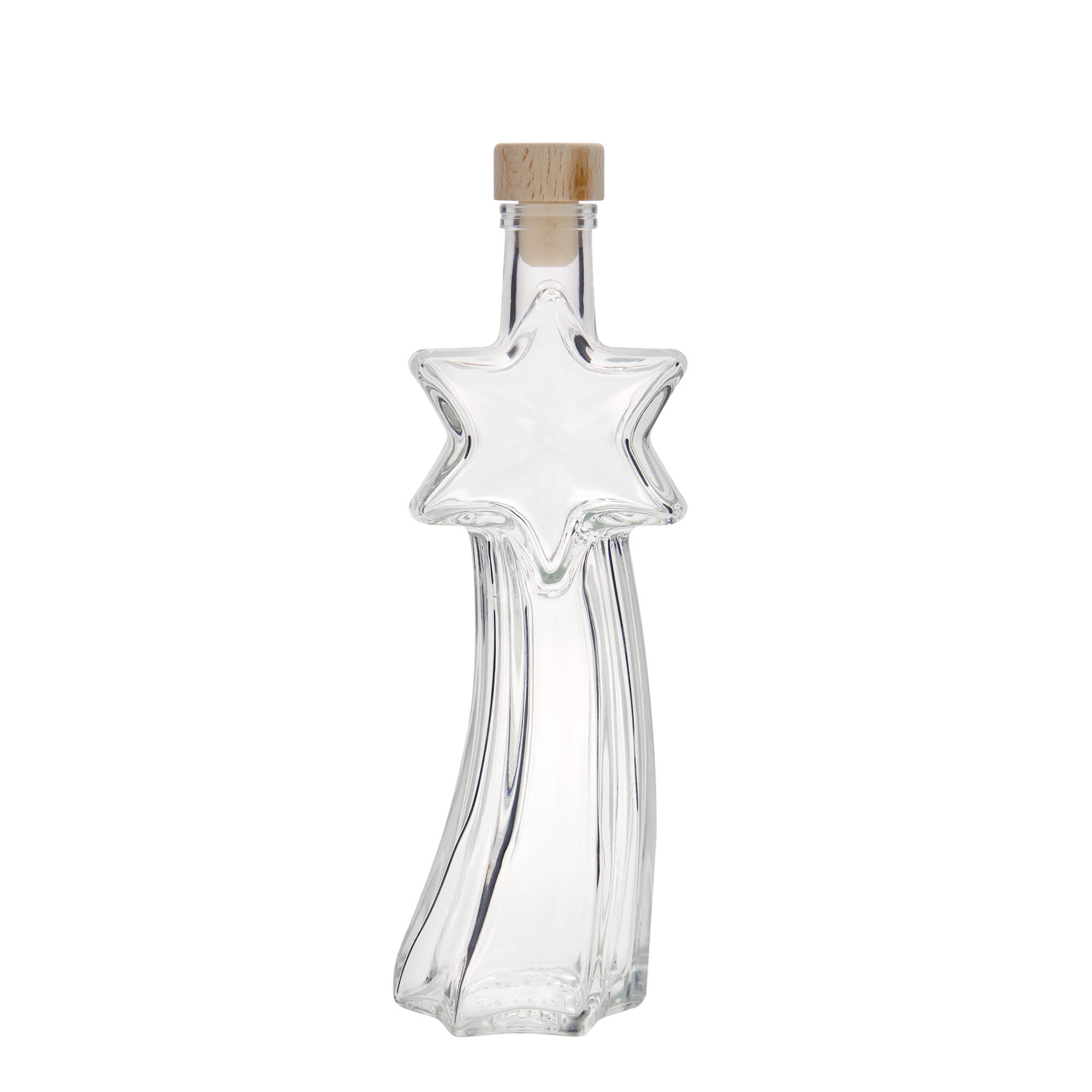 200 ml stiklinis butelis „Žvaigždės lietus“, kamštis 200 ml stiklinis butelis „Žvaigždės lietus“, kamštis