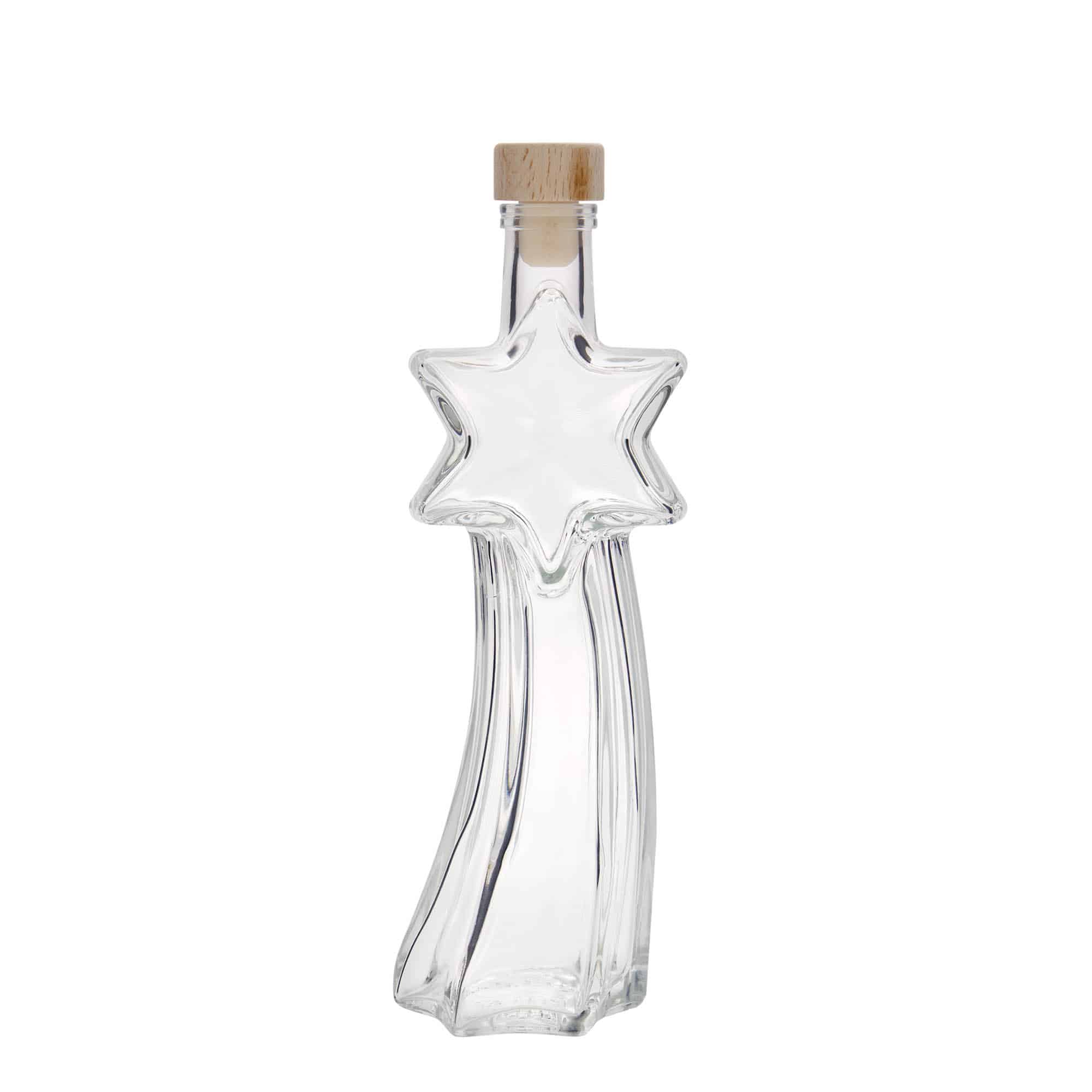 200 ml stiklinis butelis „Žvaigždės lietus“, kamštis