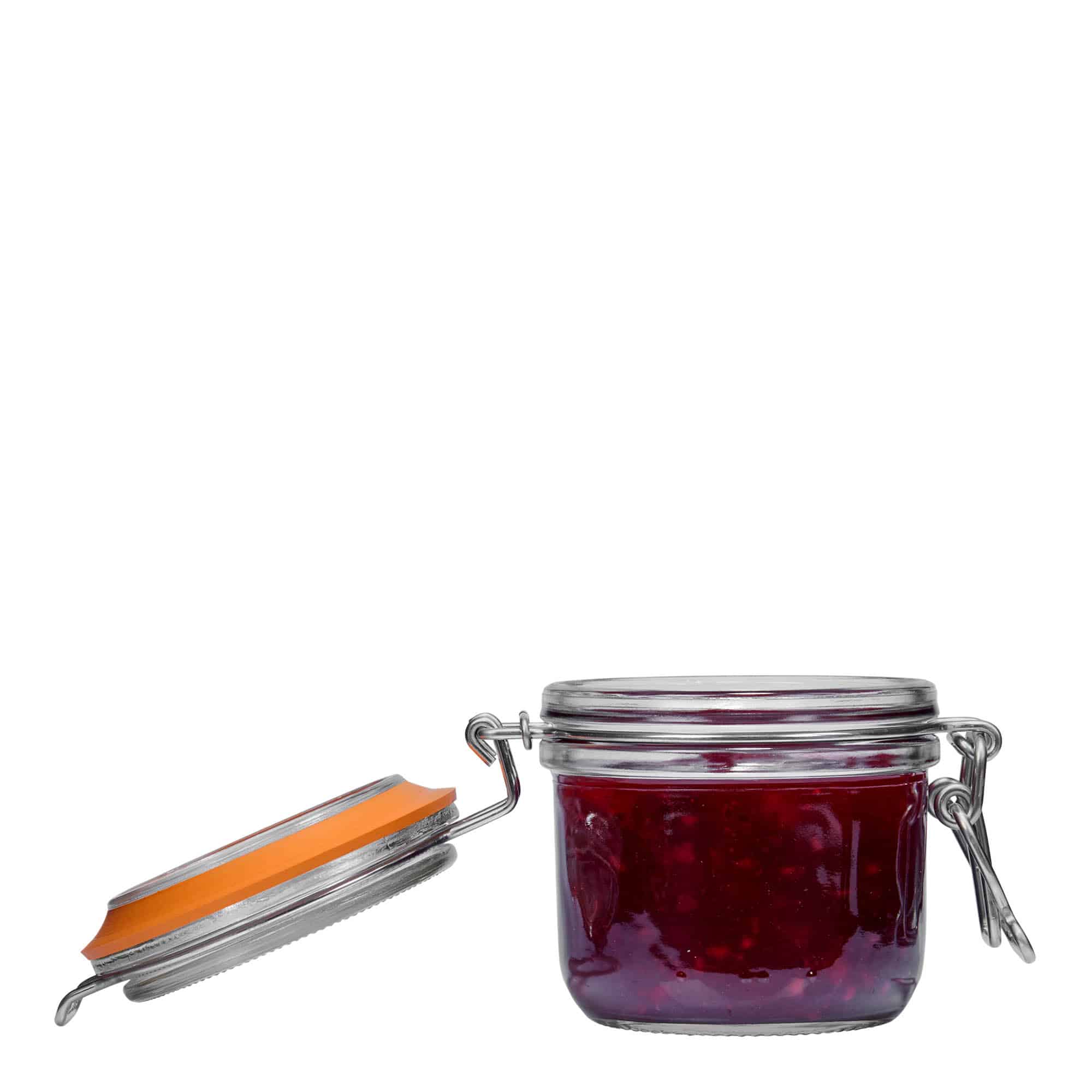 200 ml vielinio užsegimo stiklainis „Le Parfait Super Terrine“, anga: vielinio užsegimo uždarymas 200 ml vielinio užsegimo stiklainis „Le Parfait Super Terrine“, anga: vielinio užsegimo uždarymas
