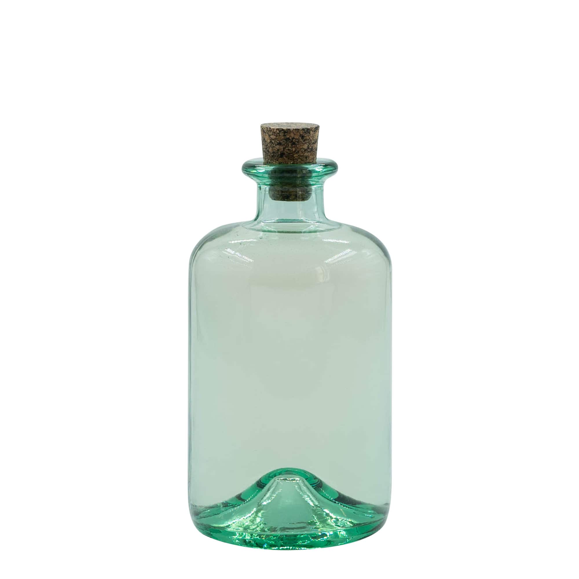 500 ml stiklinis butelis „Pharma“, kamštis: kamštis