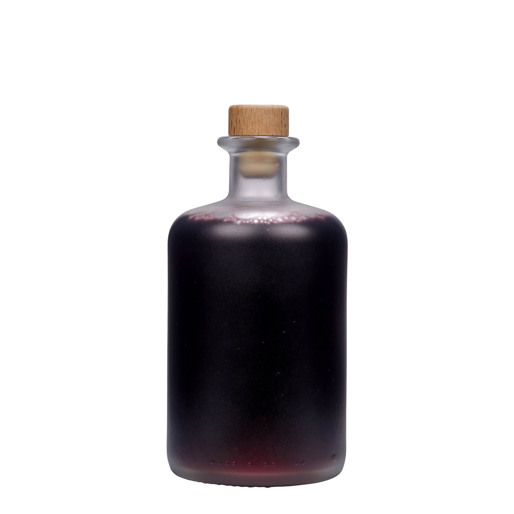500 ml vaistininko stiklinis butelis, šaldytas, kamštis 500 ml vaistininko stiklinis butelis, šaldytas, kamštis
