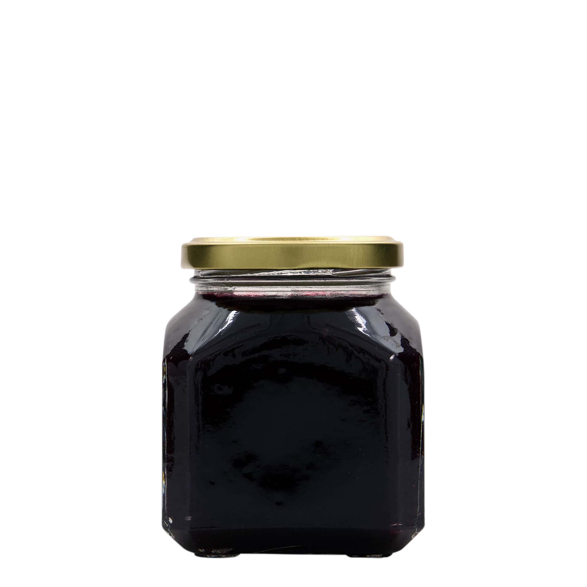 314 ml keturkampis stiklainis „Mailand“, anga: Twist-Off (TO 63)