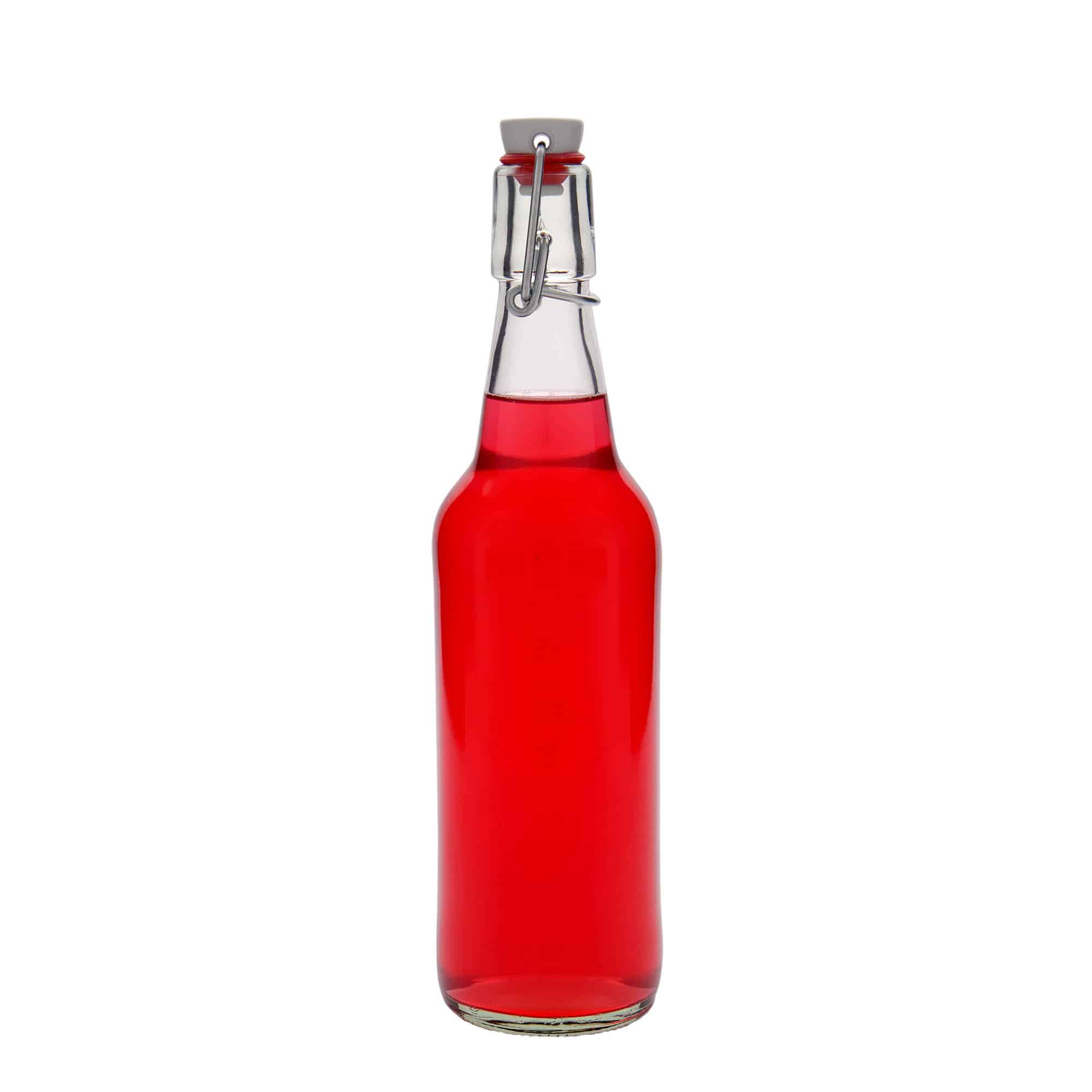 500 ml alaus butelis, stiklas, kamštis: užsegamas užraktas