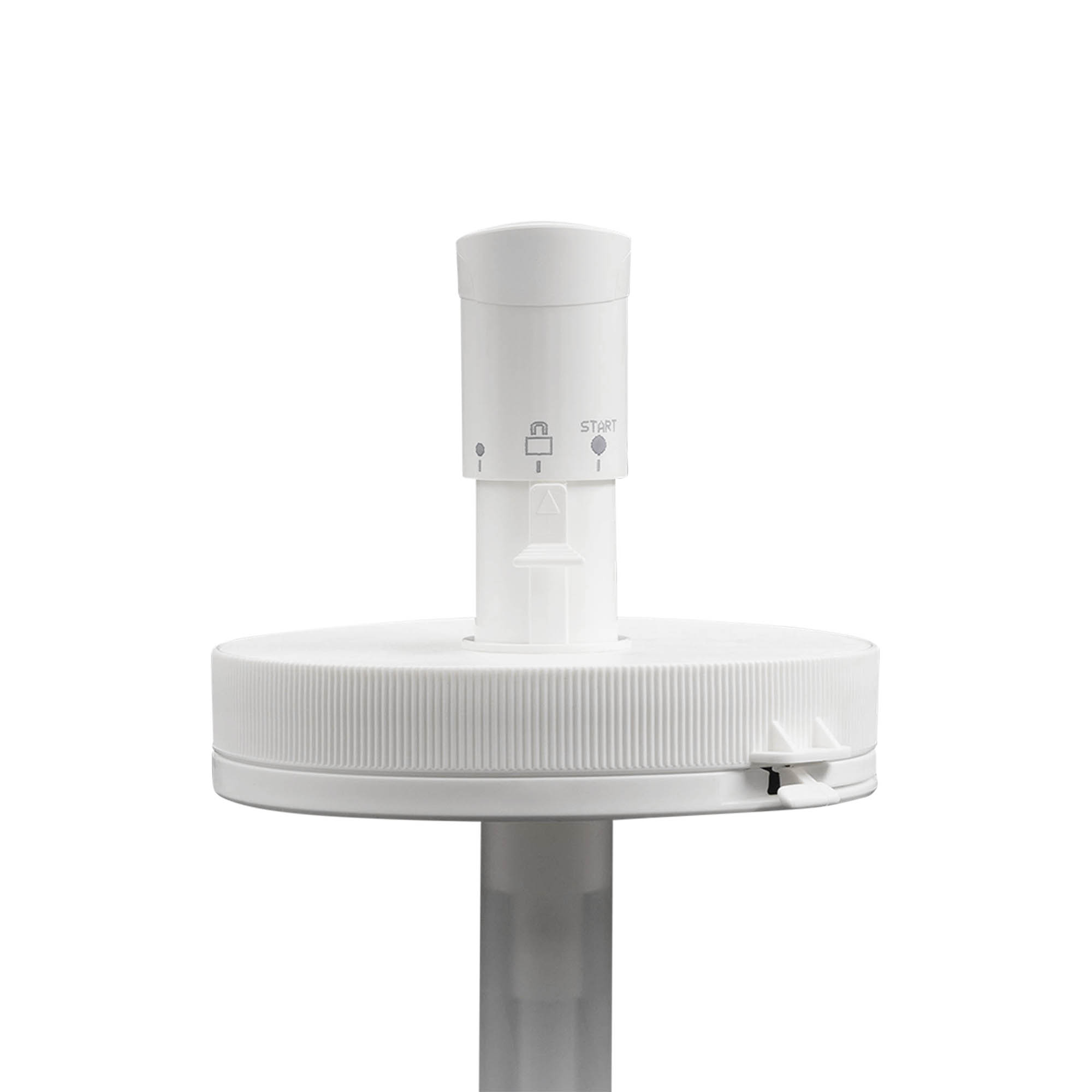 Dozatoriaus pompa 1.240 ml „Securibox“, PE plastikas, balta, su srieginiu uždarymu Dozatoriaus pompa 1.240 ml „Securibox“, PE plastikas, balta, su srieginiu uždarymu