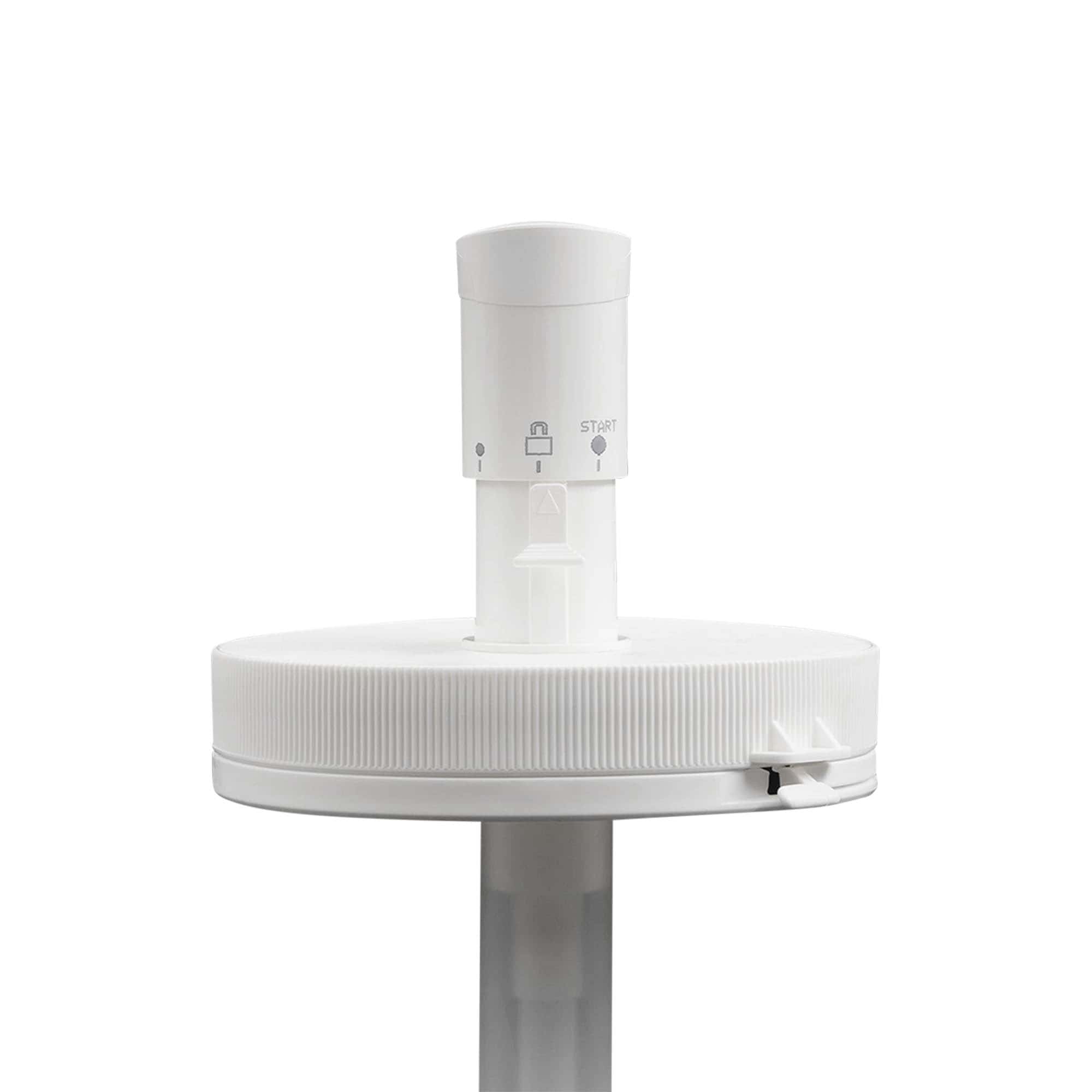 Dozatoriaus pompa 1.240 ml „Securibox“, PE plastikas, balta, su srieginiu uždarymu