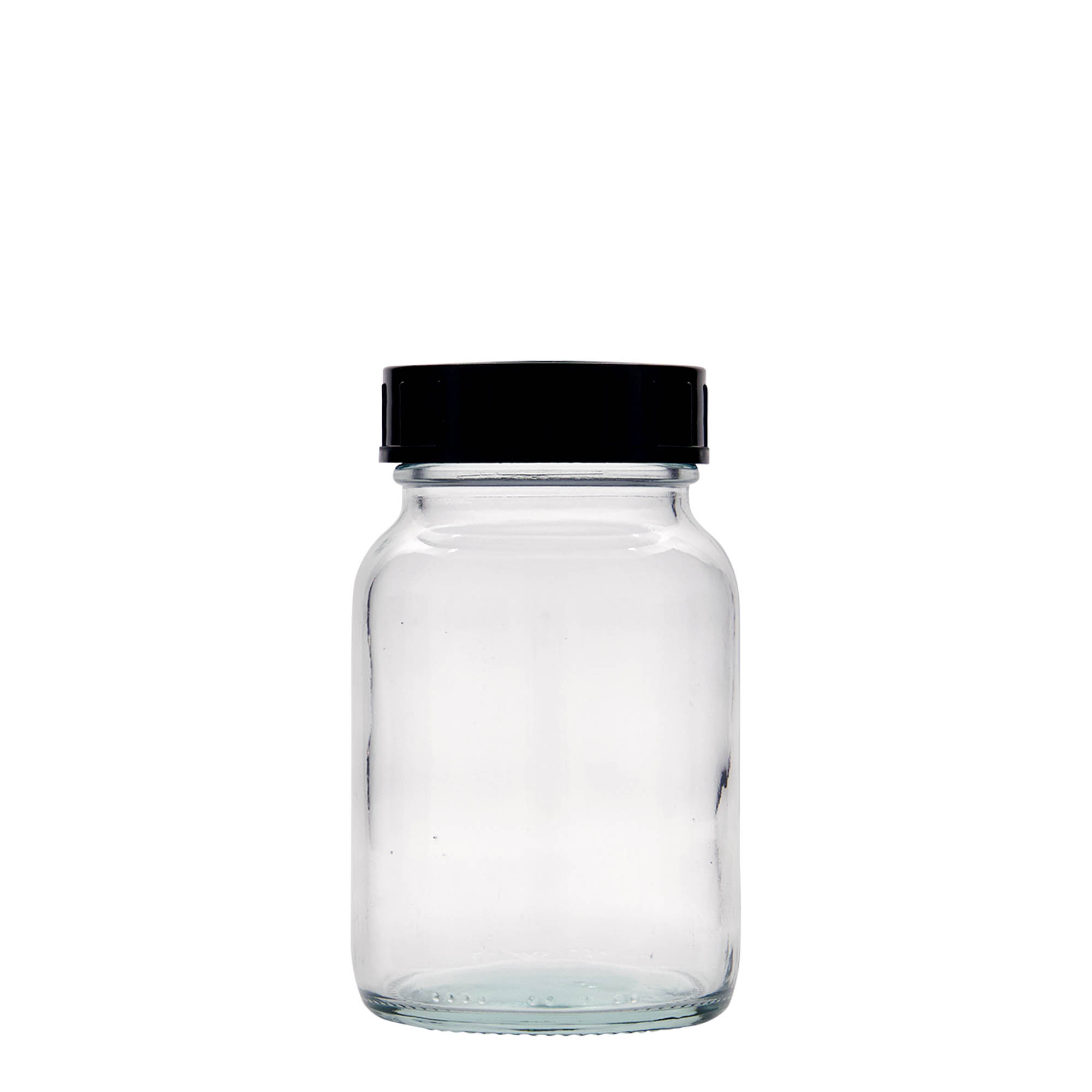 250 ml plataus kaklo stiklainis, anga: DIN 55