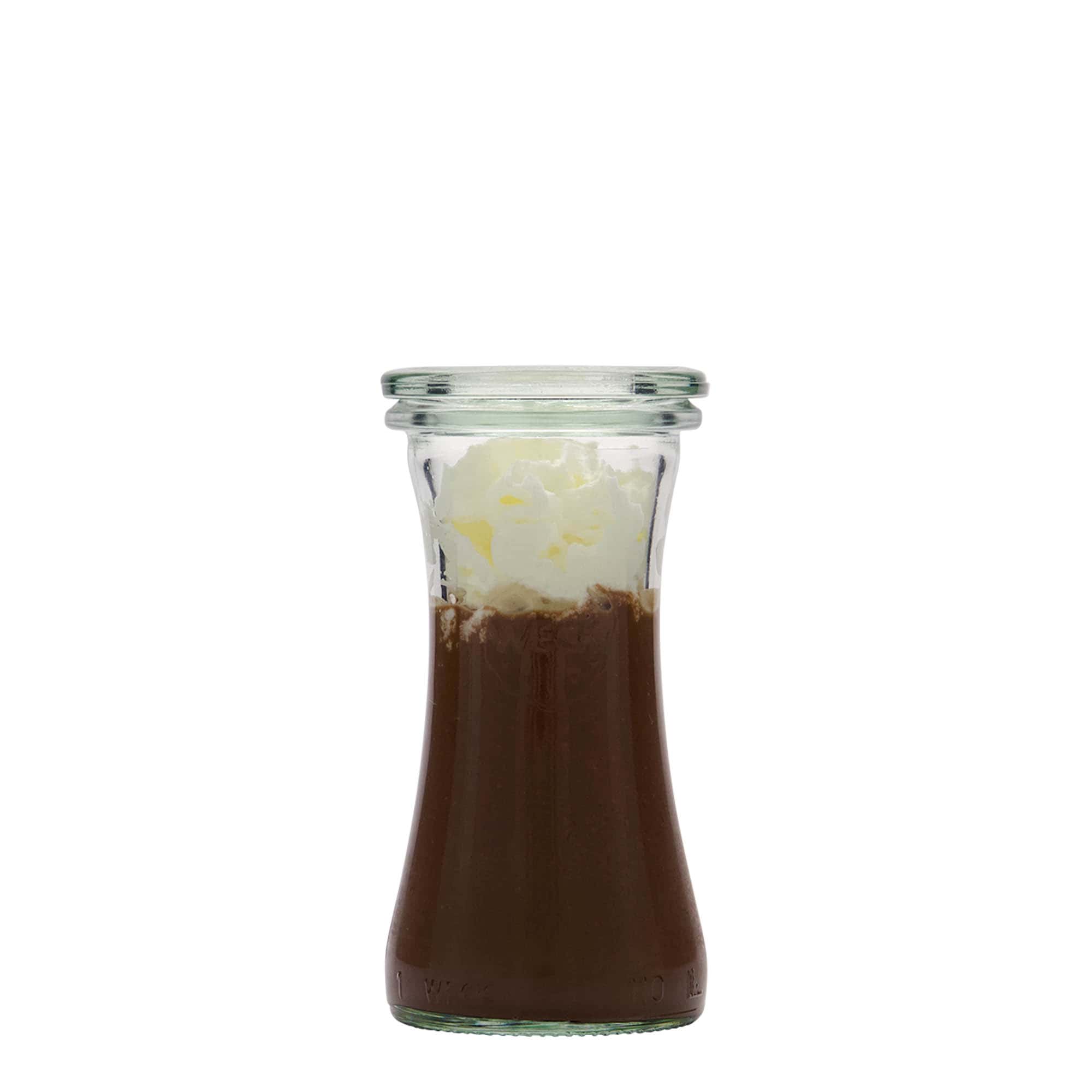 110 ml WECK delikatesų stiklainis, anga: apvali briauna