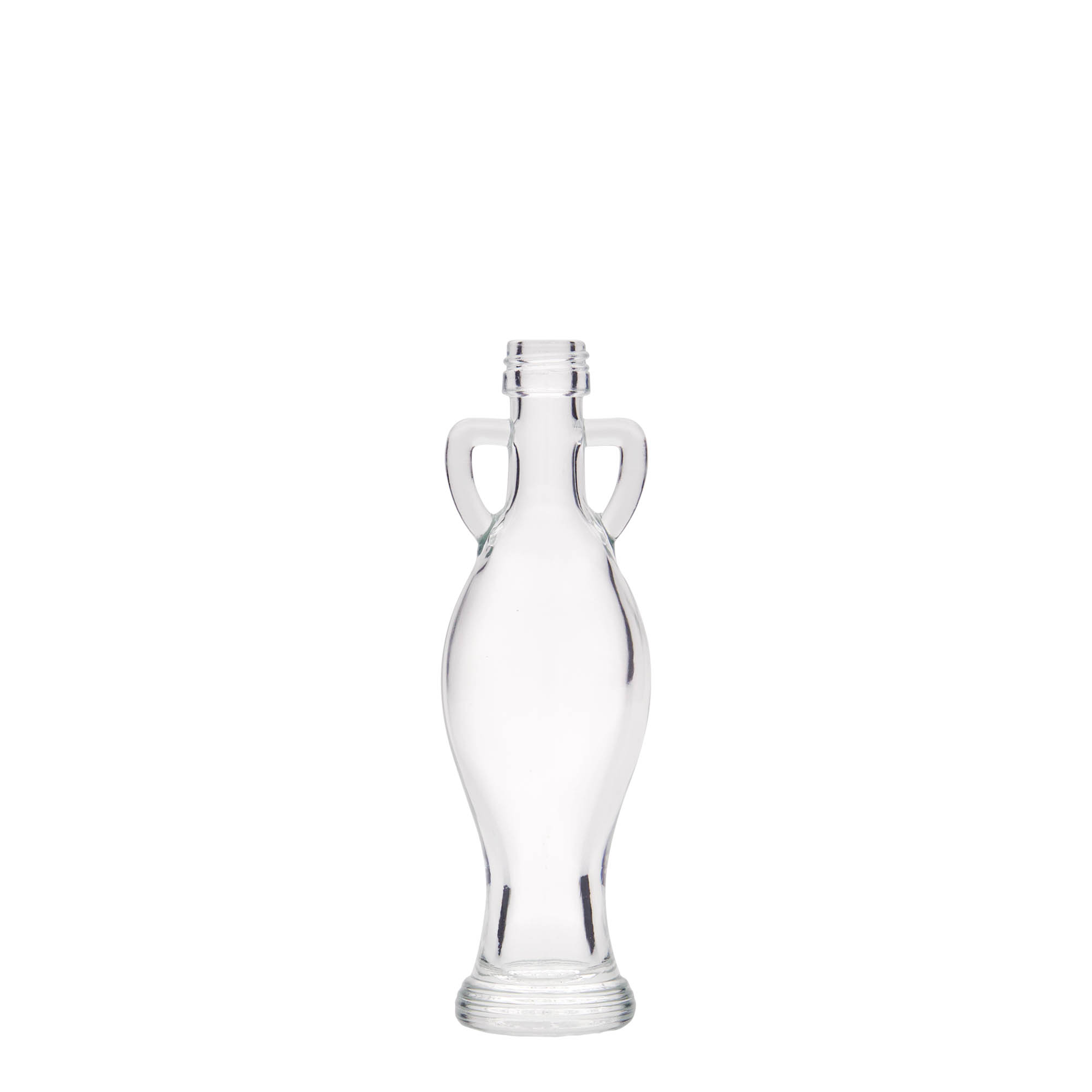 40 ml stiklinis buteliukas „Amfora“, angos tipas: PP 18
