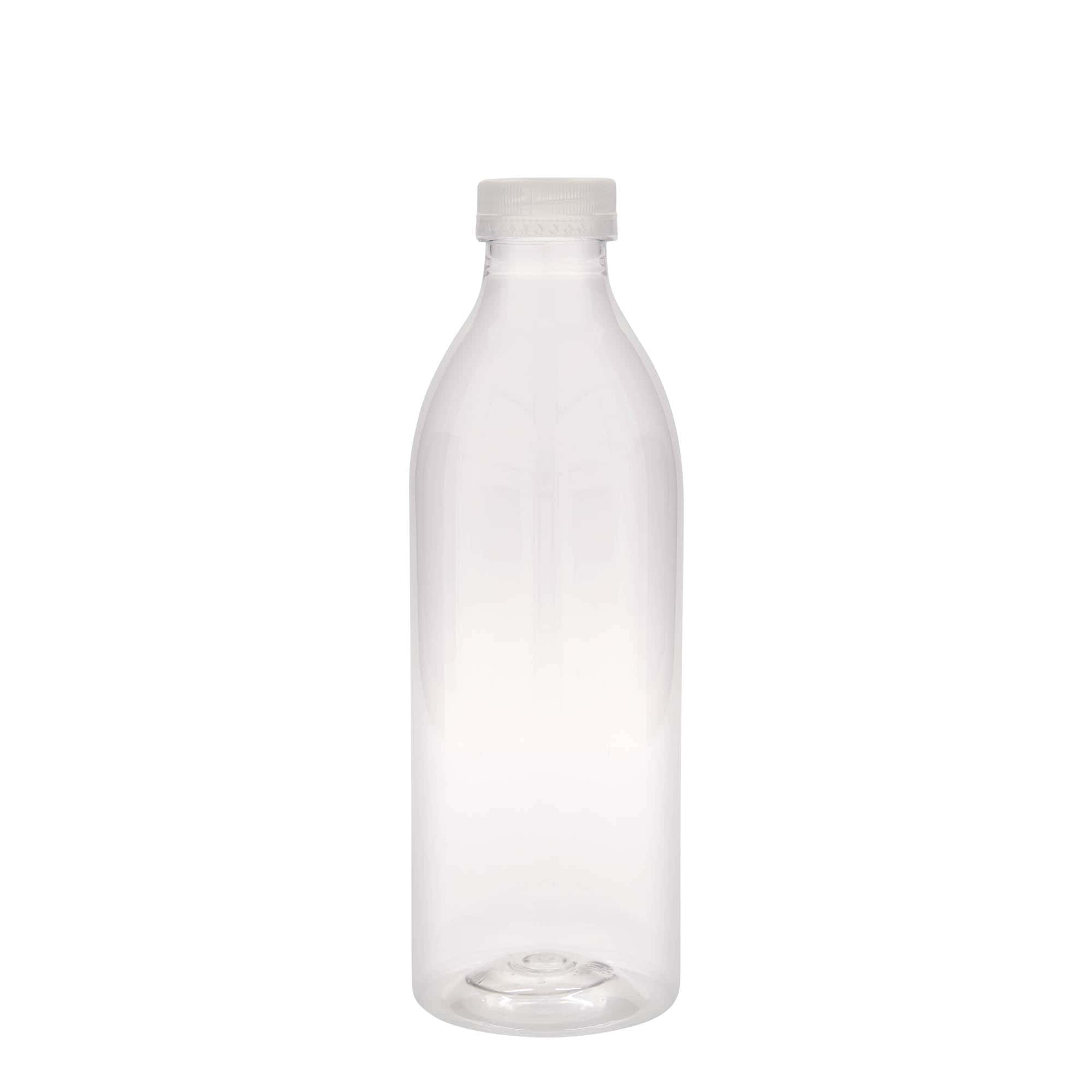 1.000 ml PET butelis standartinis, plastikas, anga: 38 mm