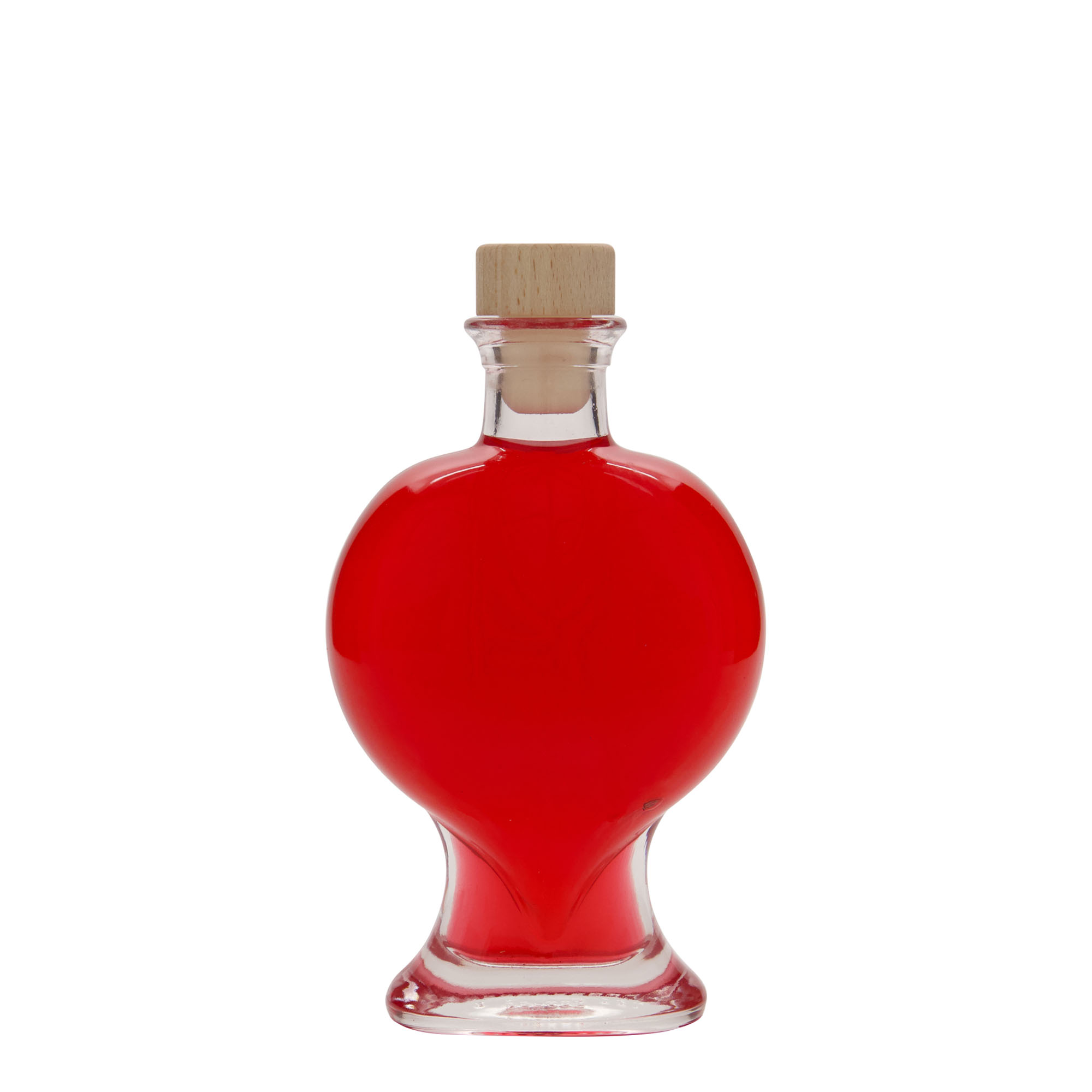 200 ml stiklinis butelis „Širdis“, anga: kamštis 200 ml stiklinis butelis „Širdis“, anga: kamštis