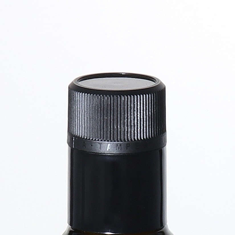 DOP originalumo uždarymas su išpylimo anga, PE plastikas, juodas DOP originalumo uždarymas su išpylimo anga, PE plastikas, juodas