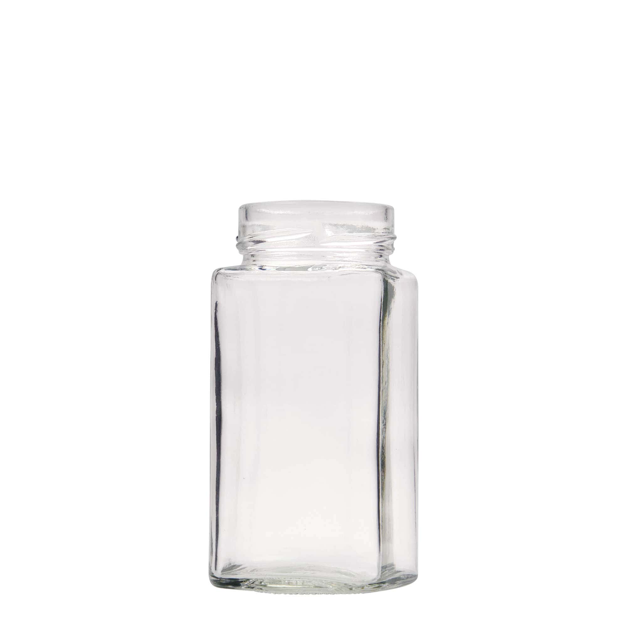 314 ml keturkampis stiklainis „Funny“, anga: gilus sukamas uždarymas (DTO 58)