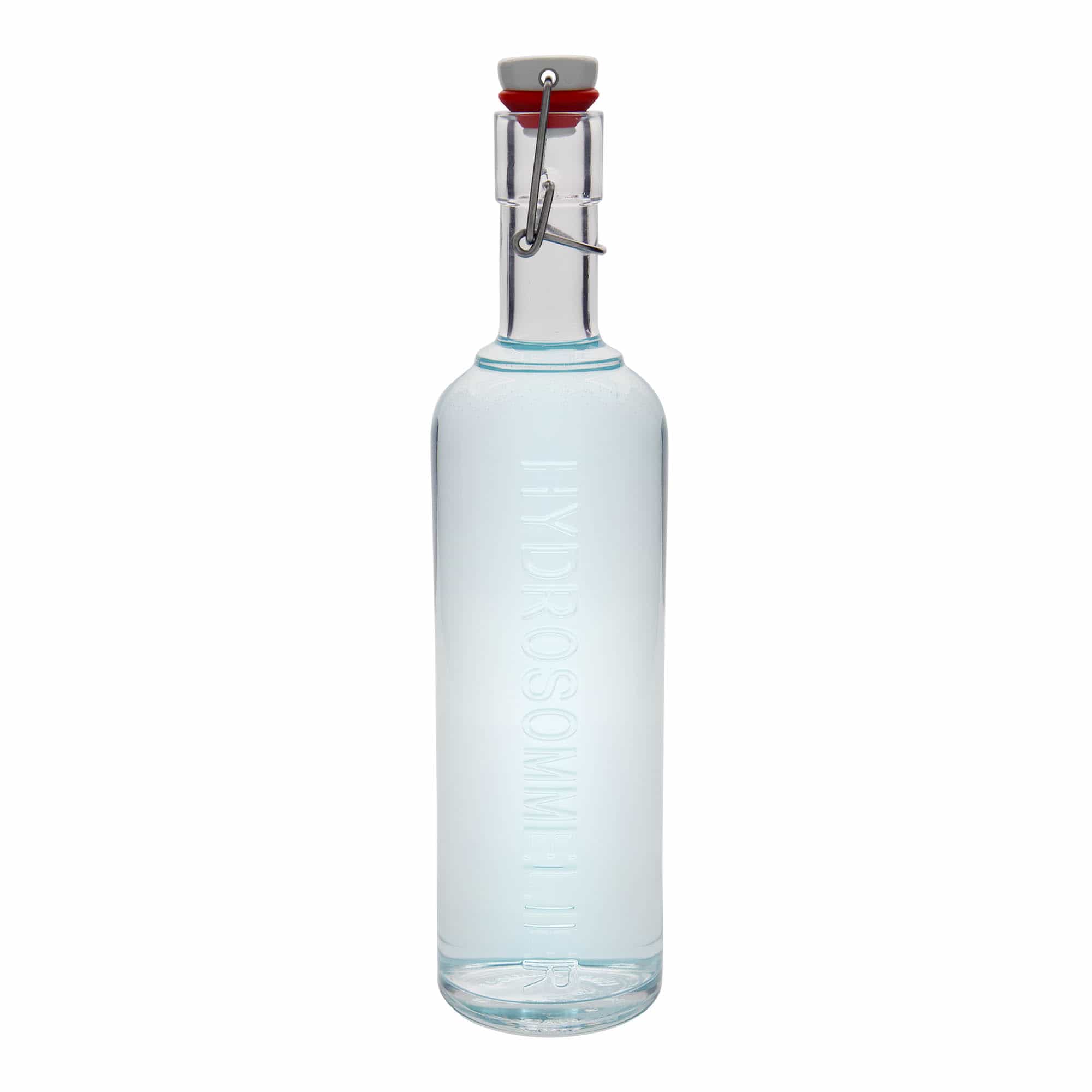 1.000 ml stiklinis butelis „Optima Hydrosommelier“, anga: užsegamas užraktas
