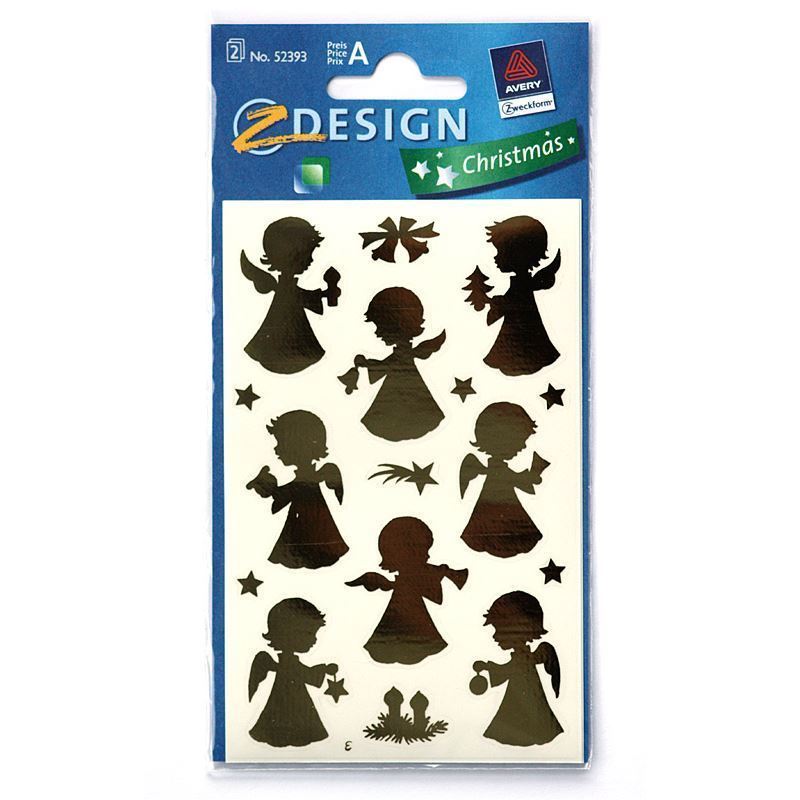 Zweckform lipdukai „Angelas“, popierius, auksinė spalva Zweckform lipdukai „Angelas“, popierius, auksinė spalva