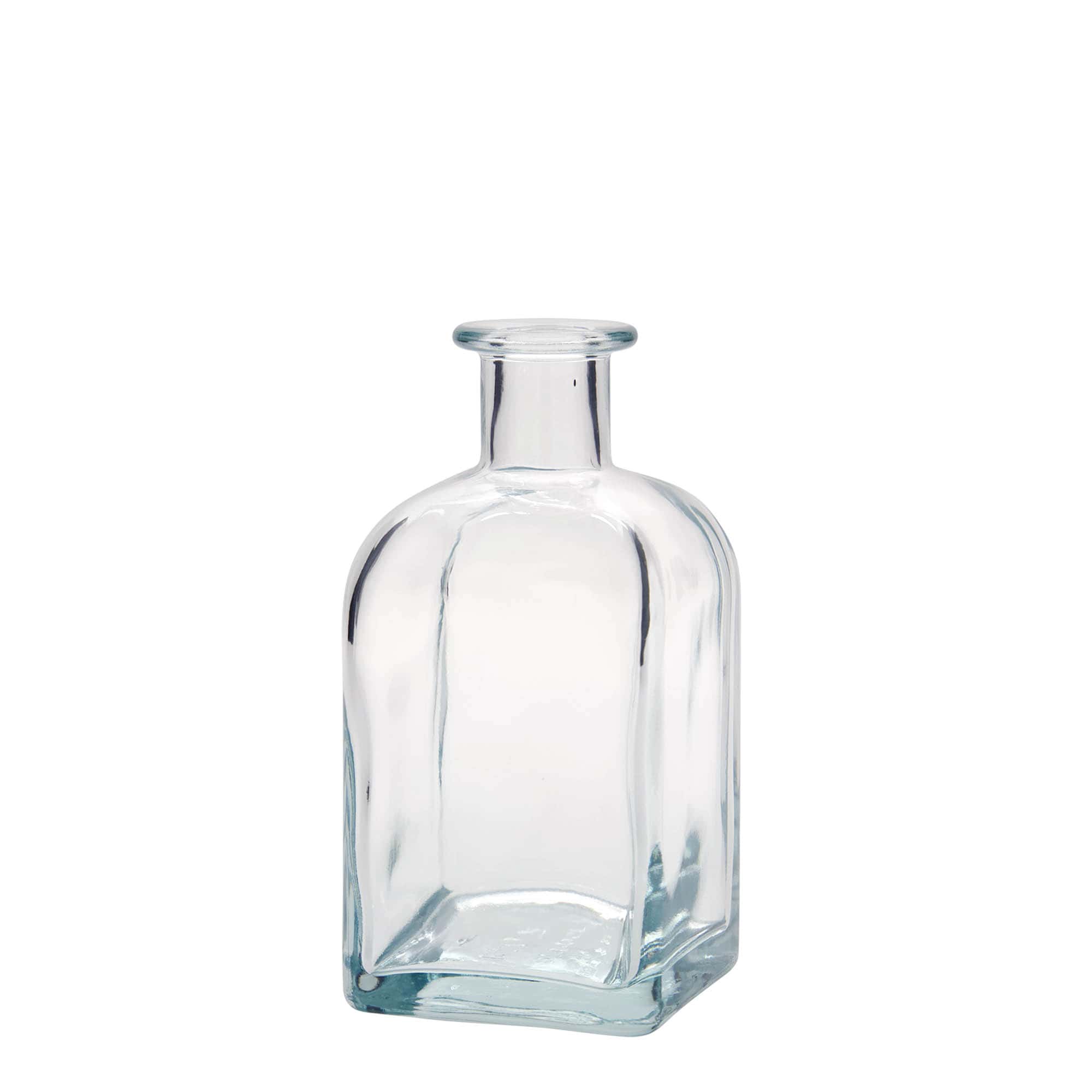 350 ml stiklinis butelis Apotheker Carré, kvadratinis, anga: kamštis