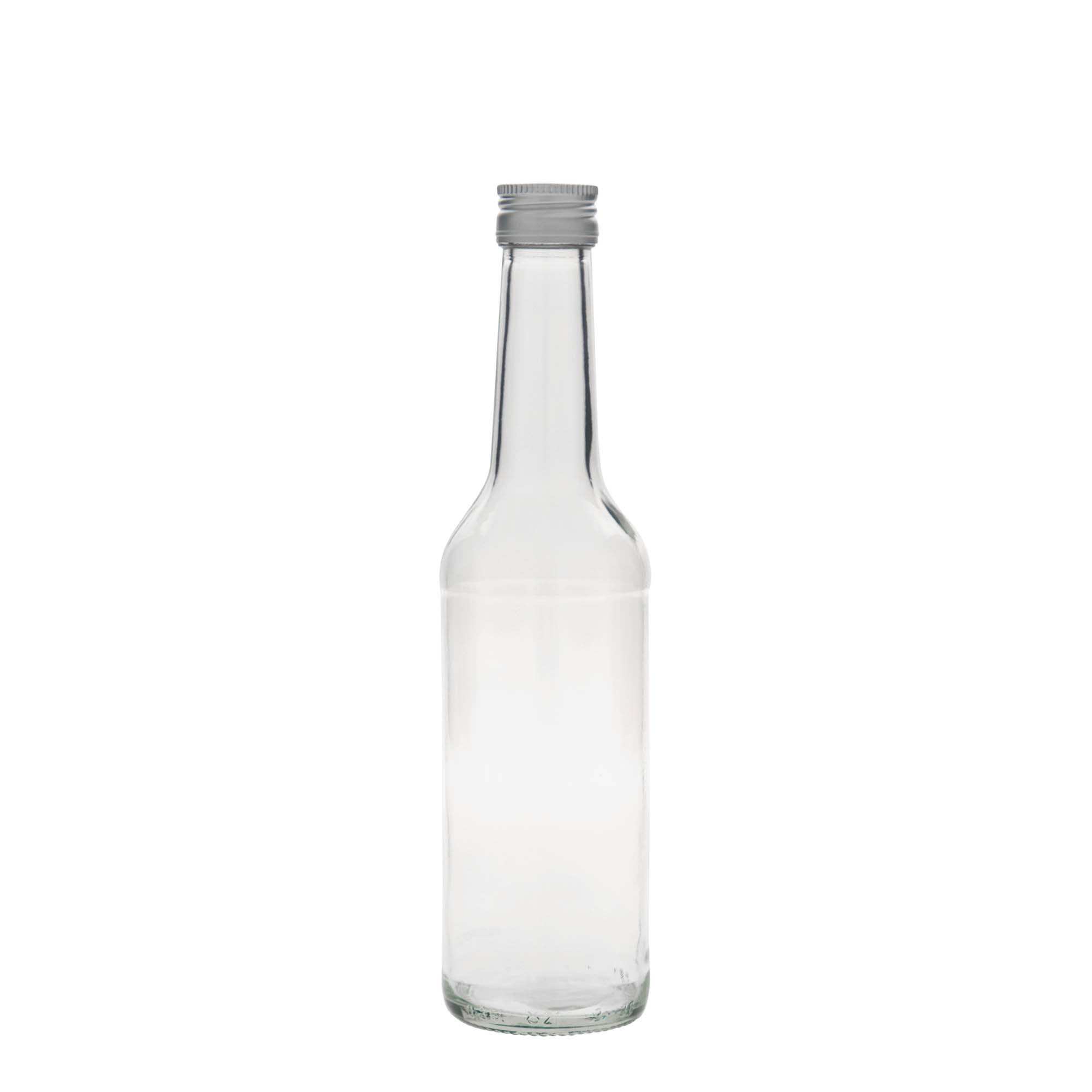 350 ml stiklinis butelis su tiesiu kakleliu, anga: PP 28 350 ml stiklinis butelis su tiesiu kakleliu, anga: PP 28