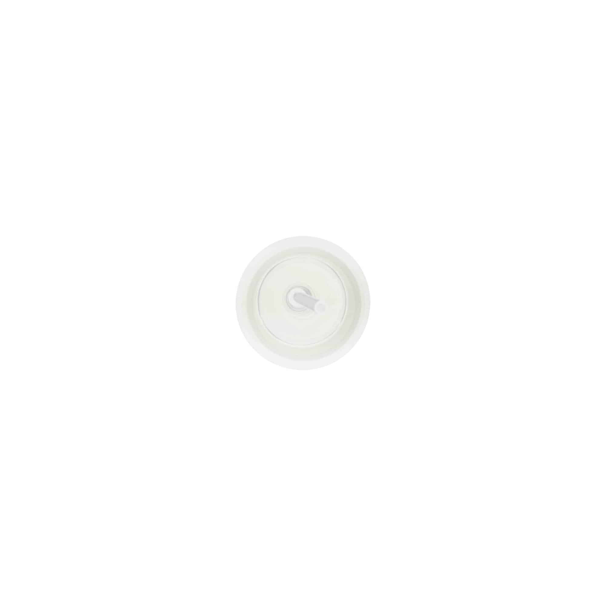 Dozatorius 100 ml „Foamer“, PP plastikas, baltas, su anga: varžtinis uždarymas
