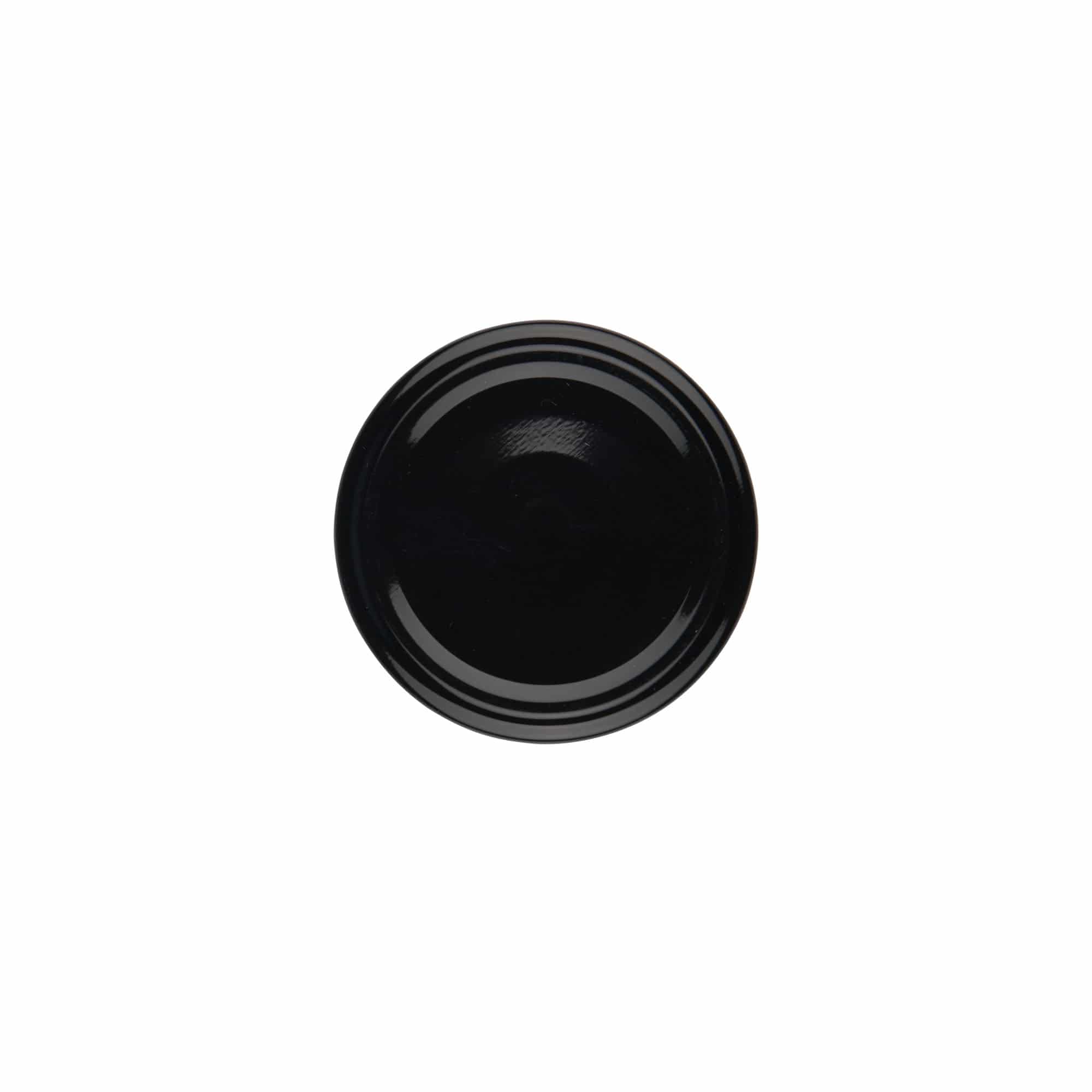 Twist-Off dangtelis, baltas lakštinis metalas, juodas, skirtas anga: TO 58